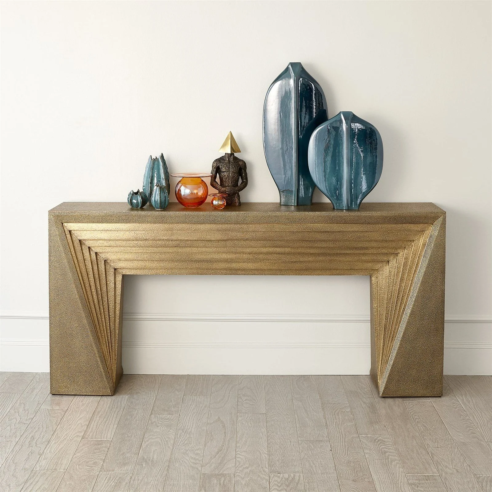 Global Views Deco Console - Brass - Image 6