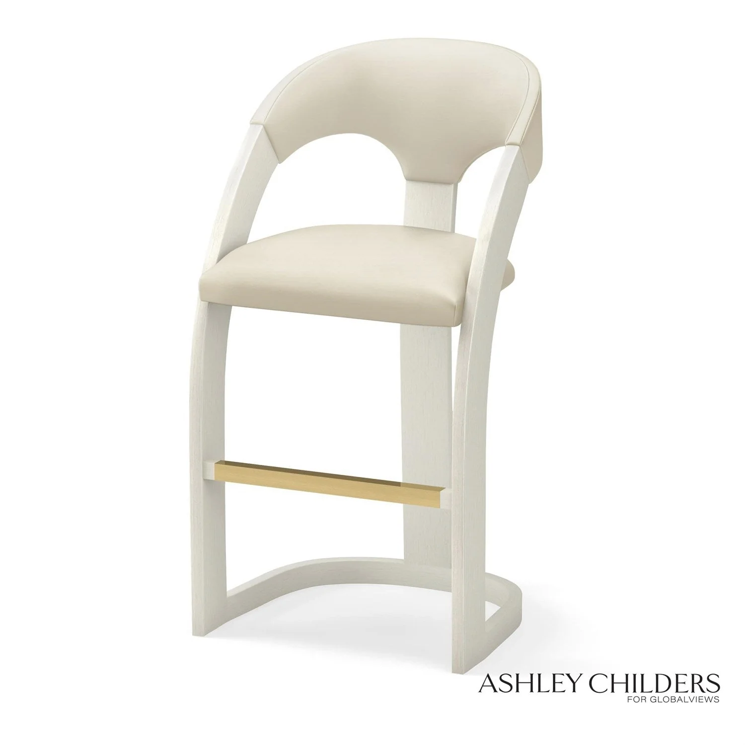 Global Views Delia Bar Stool by Ashley Childers - Image 6