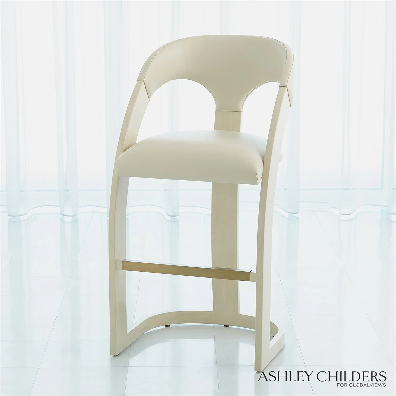 Global Views Delia Bar Stool by Ashley Childers - Image 7