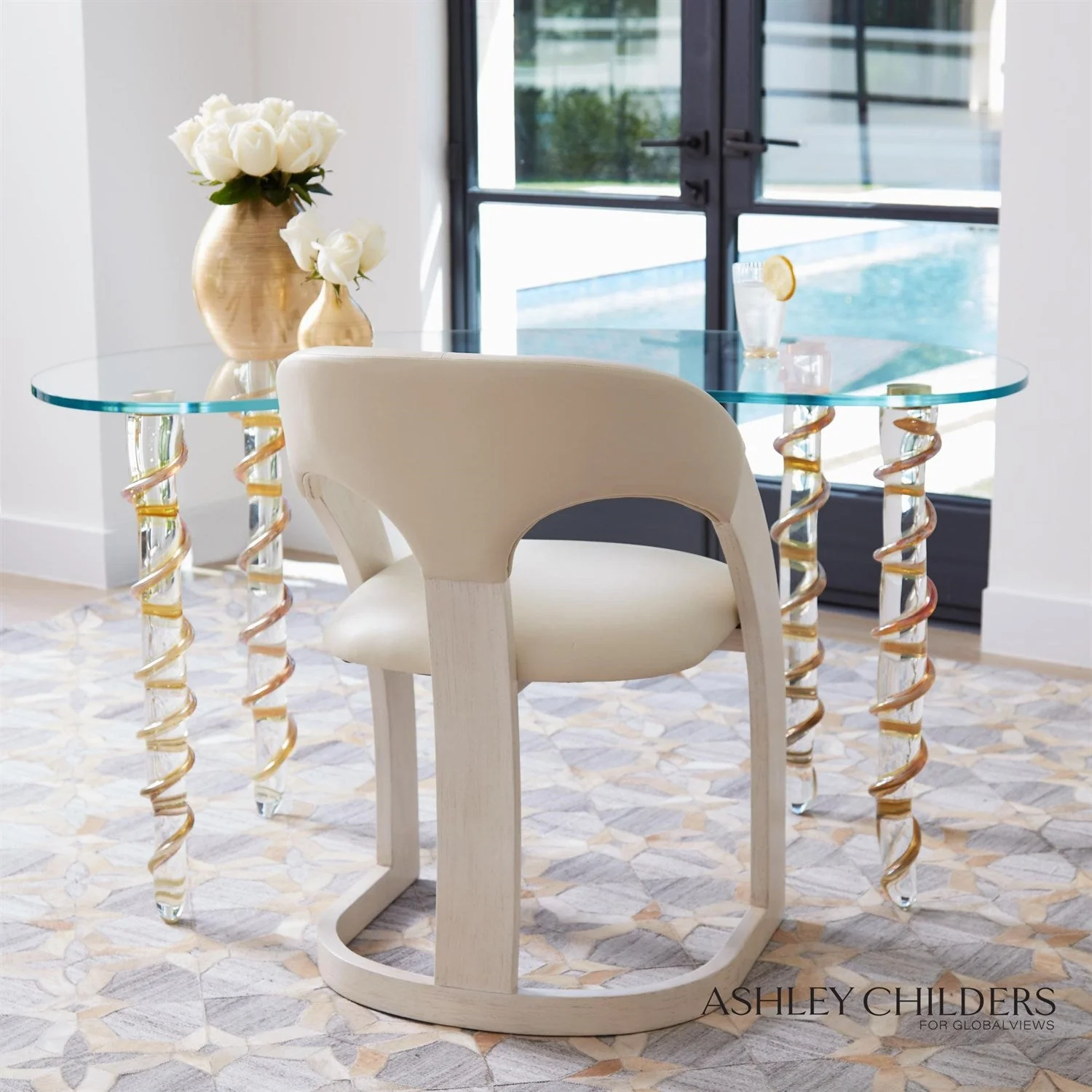 Global Views Delia Chair by Ashley Childers - Image 8