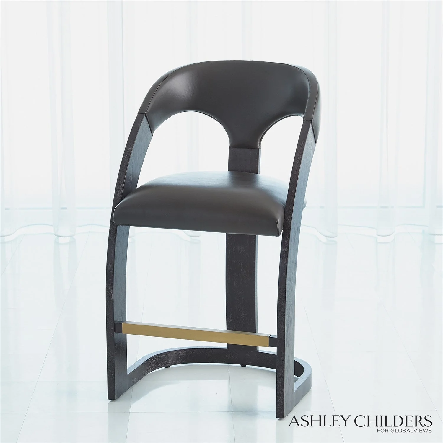 Global Views Delia Counter Stool by Ashley Childers - Image 3