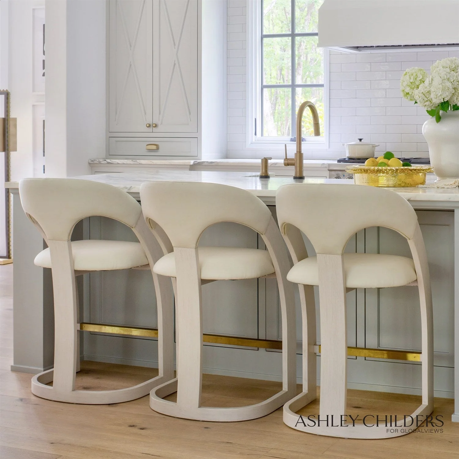 Global Views Delia Counter Stool by Ashley Childers - Image 7