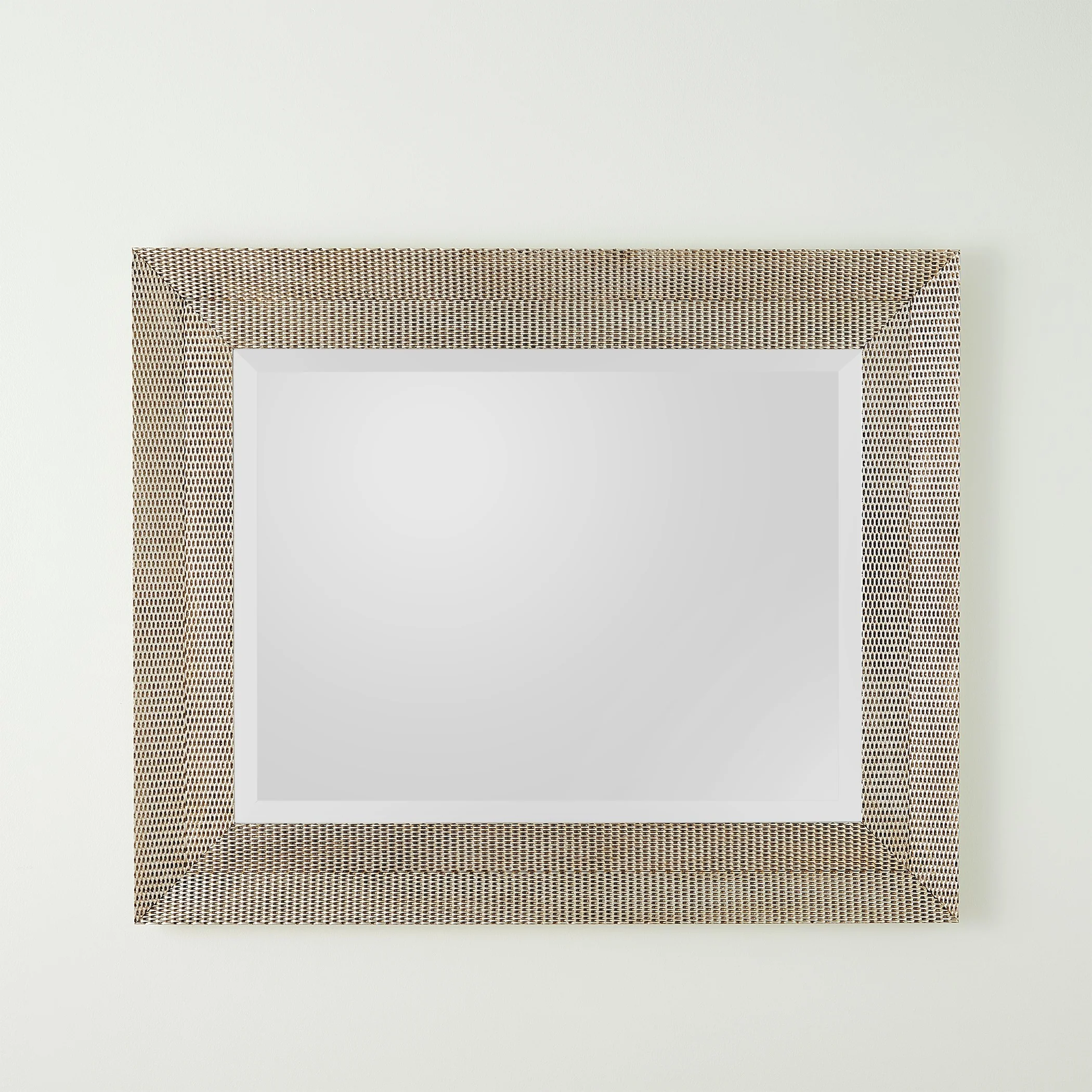 Global Views Delicate Basketweave Mirror - Image 3