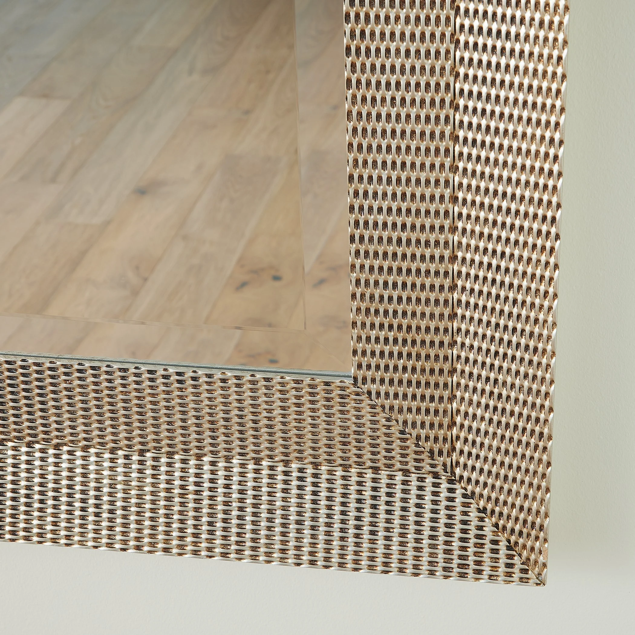 Global Views Delicate Basketweave Mirror - Image 5
