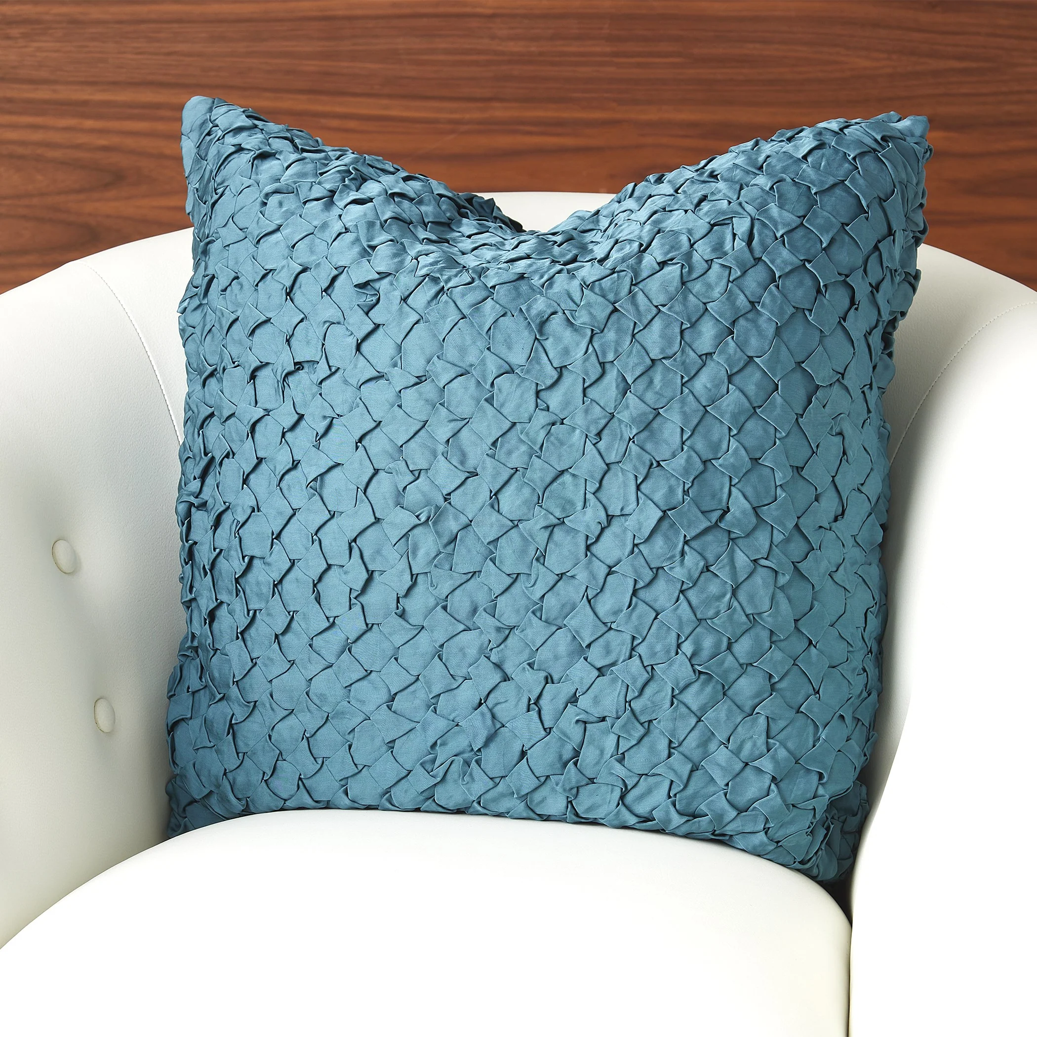 Global Views Diamond Ruche Pillow - Image 2