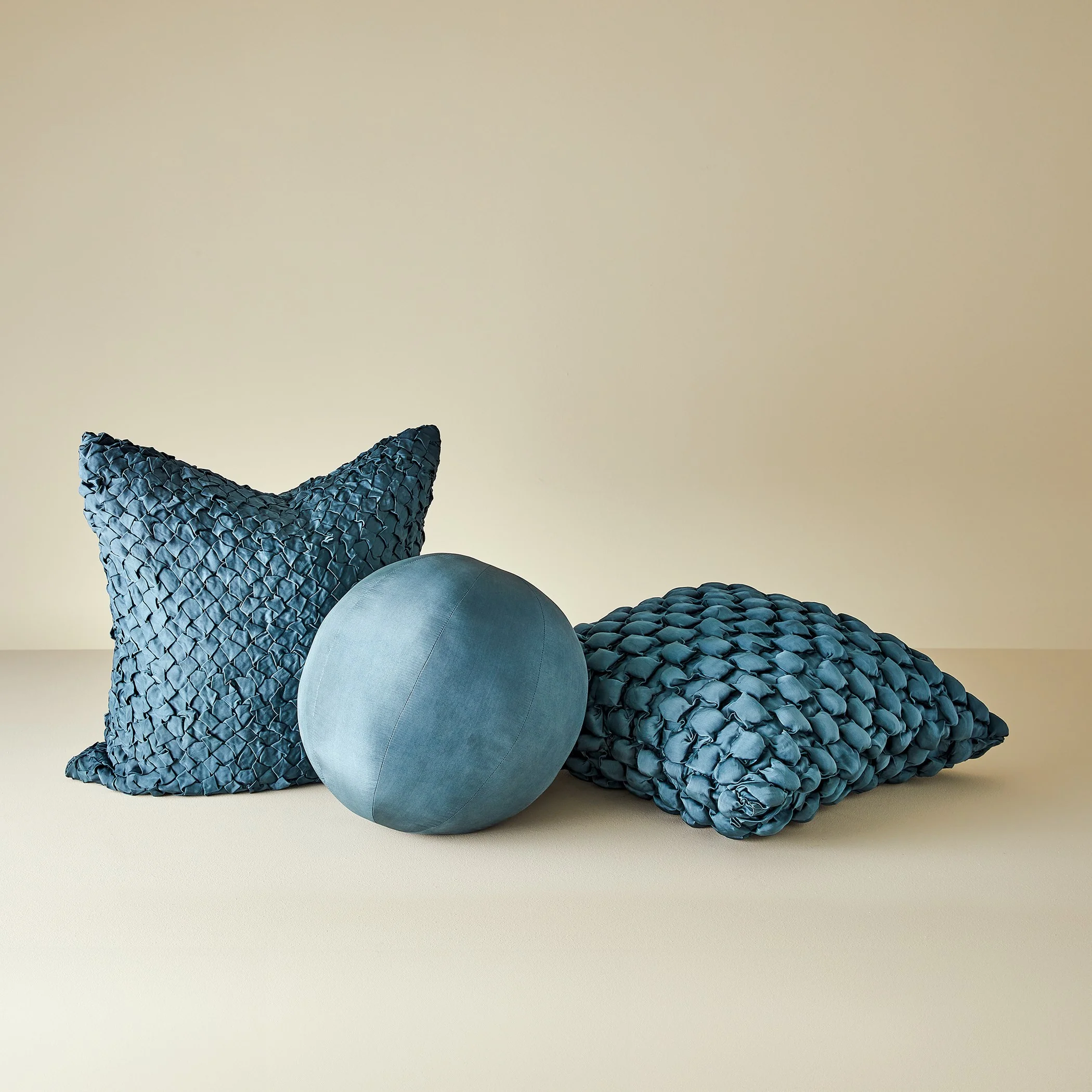 Global Views Diamond Ruche Pillow - Image 4