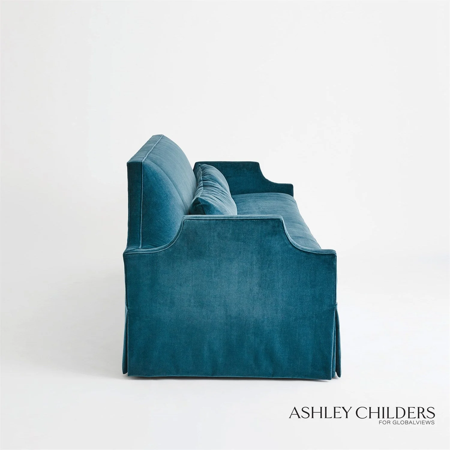 Global Views Diana Skirted Sofa by Ashley Childers - Image 3