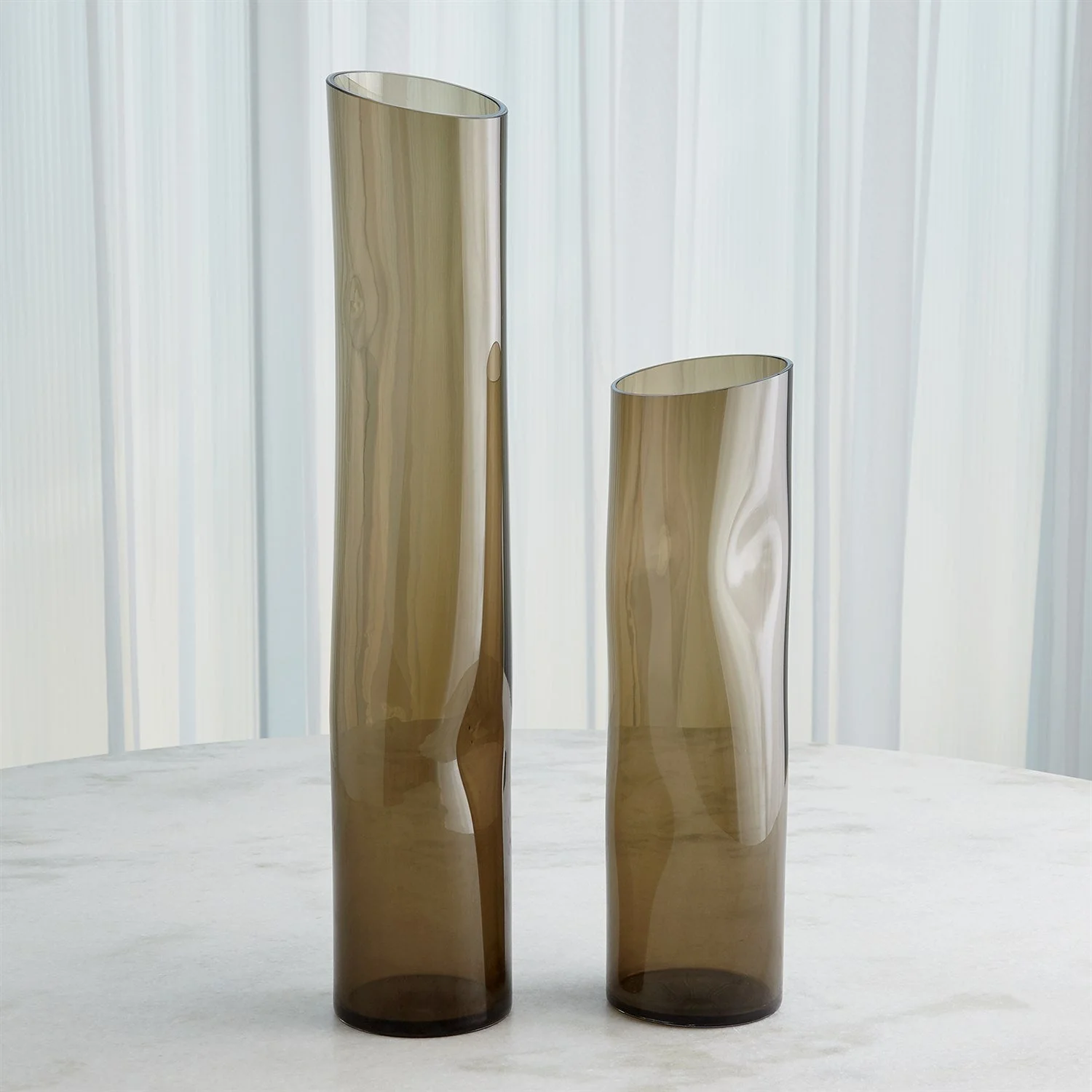 Global Views Dimple Vase - Smoke - Image 2