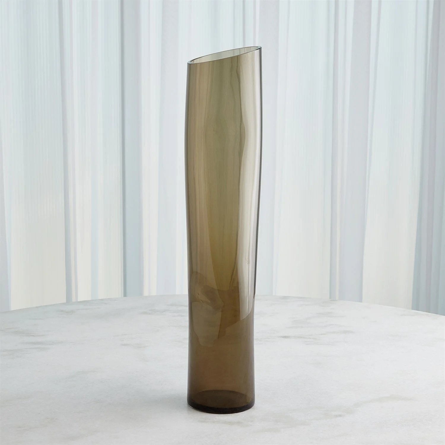 Global Views Dimple Vase - Smoke - Image 4