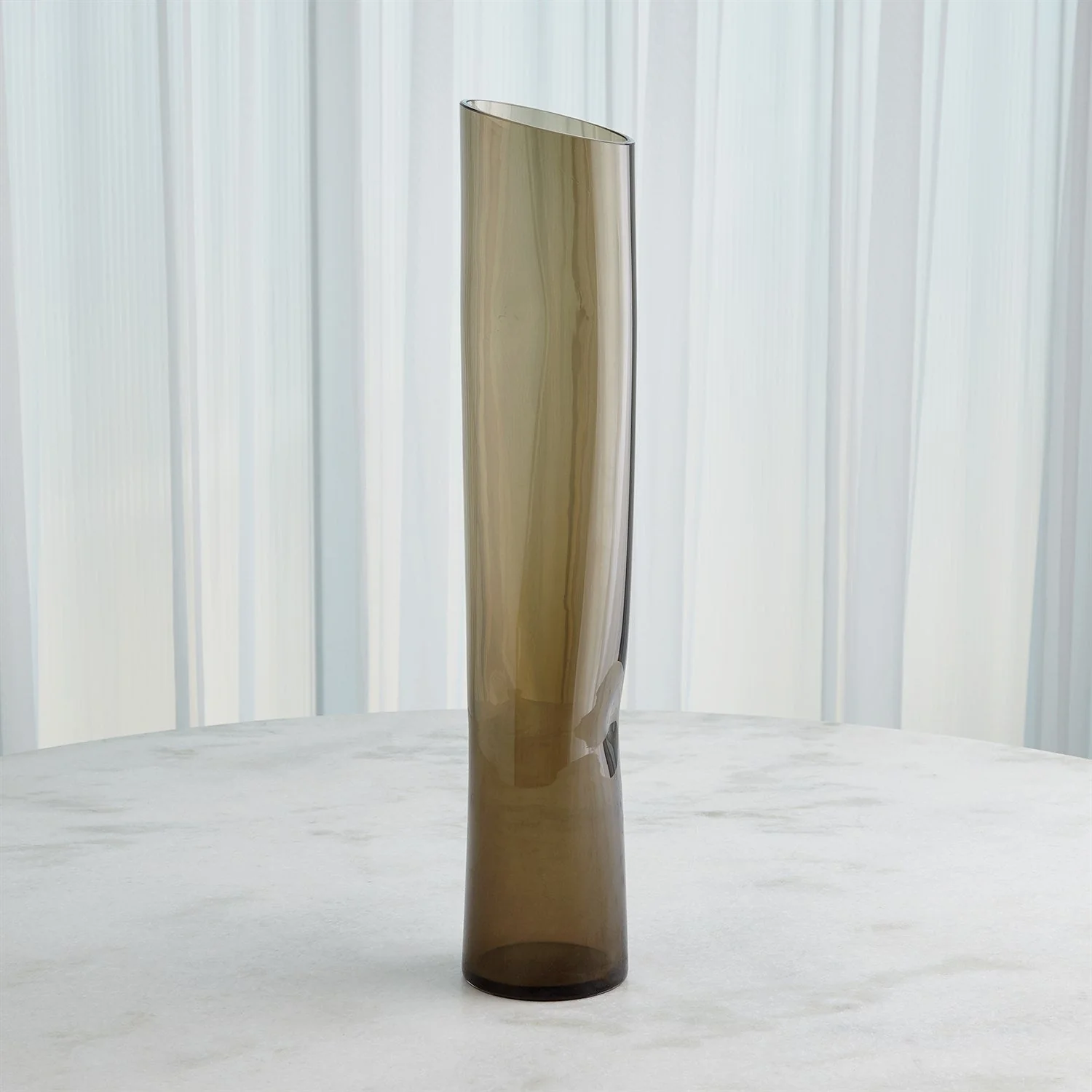 Global Views Dimple Vase - Smoke - Image 5