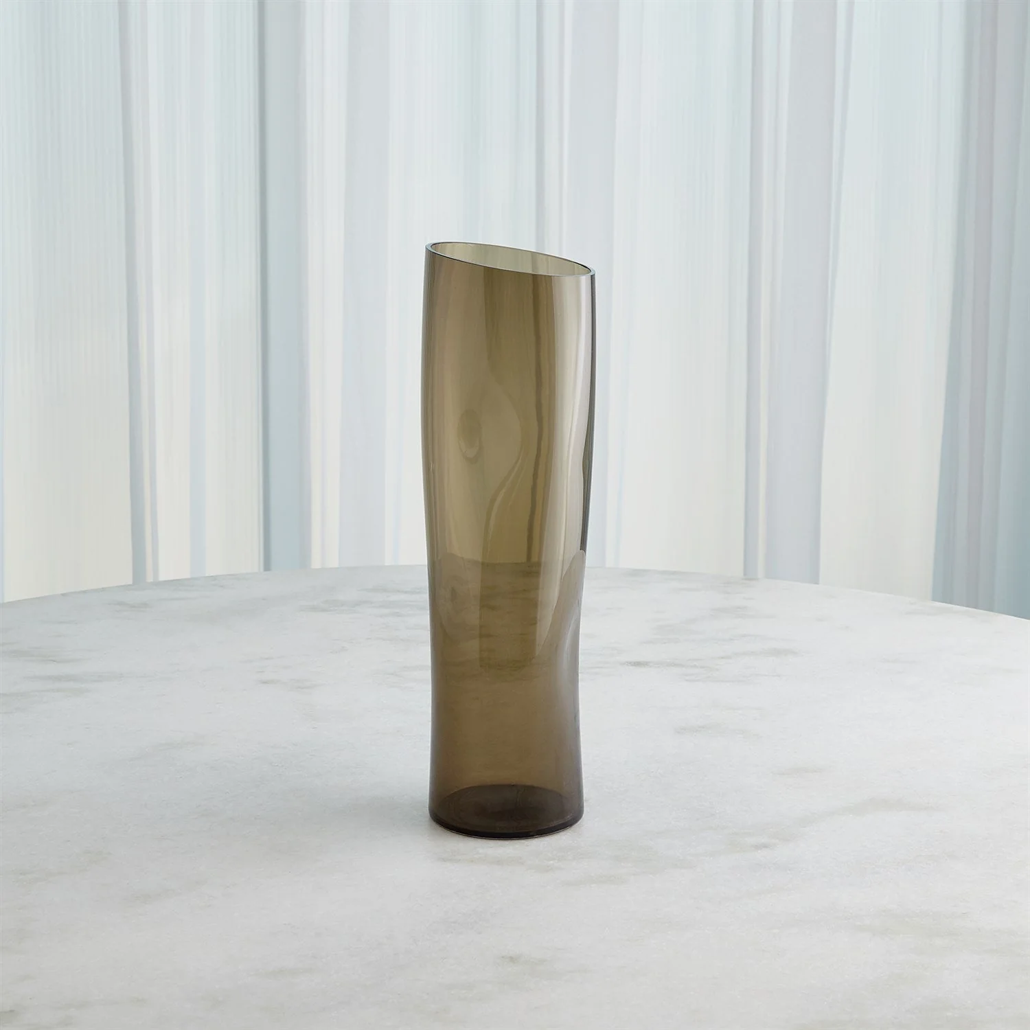 Global Views Dimple Vase - Smoke - Image 7