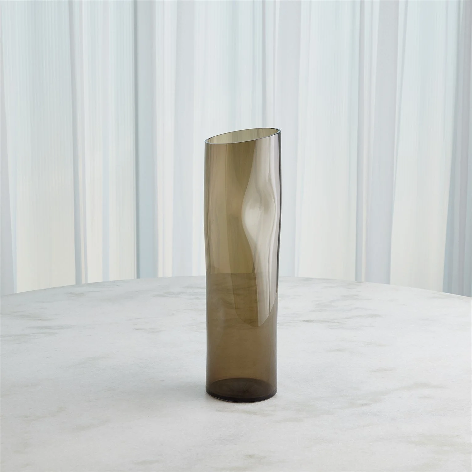 Global Views Dimple Vase - Smoke - Image 8