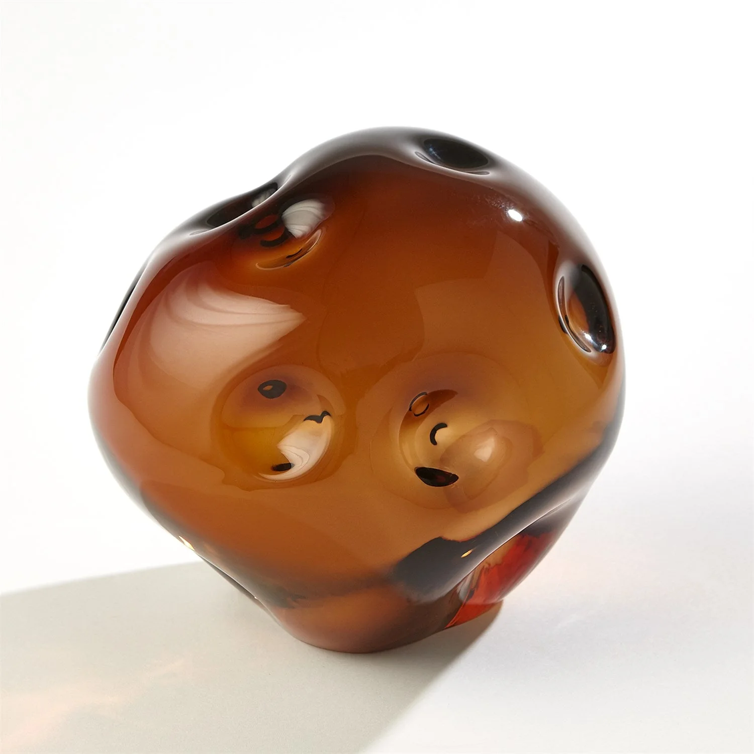 Global Views Dimpled Sphere - Chocolate - Image 6