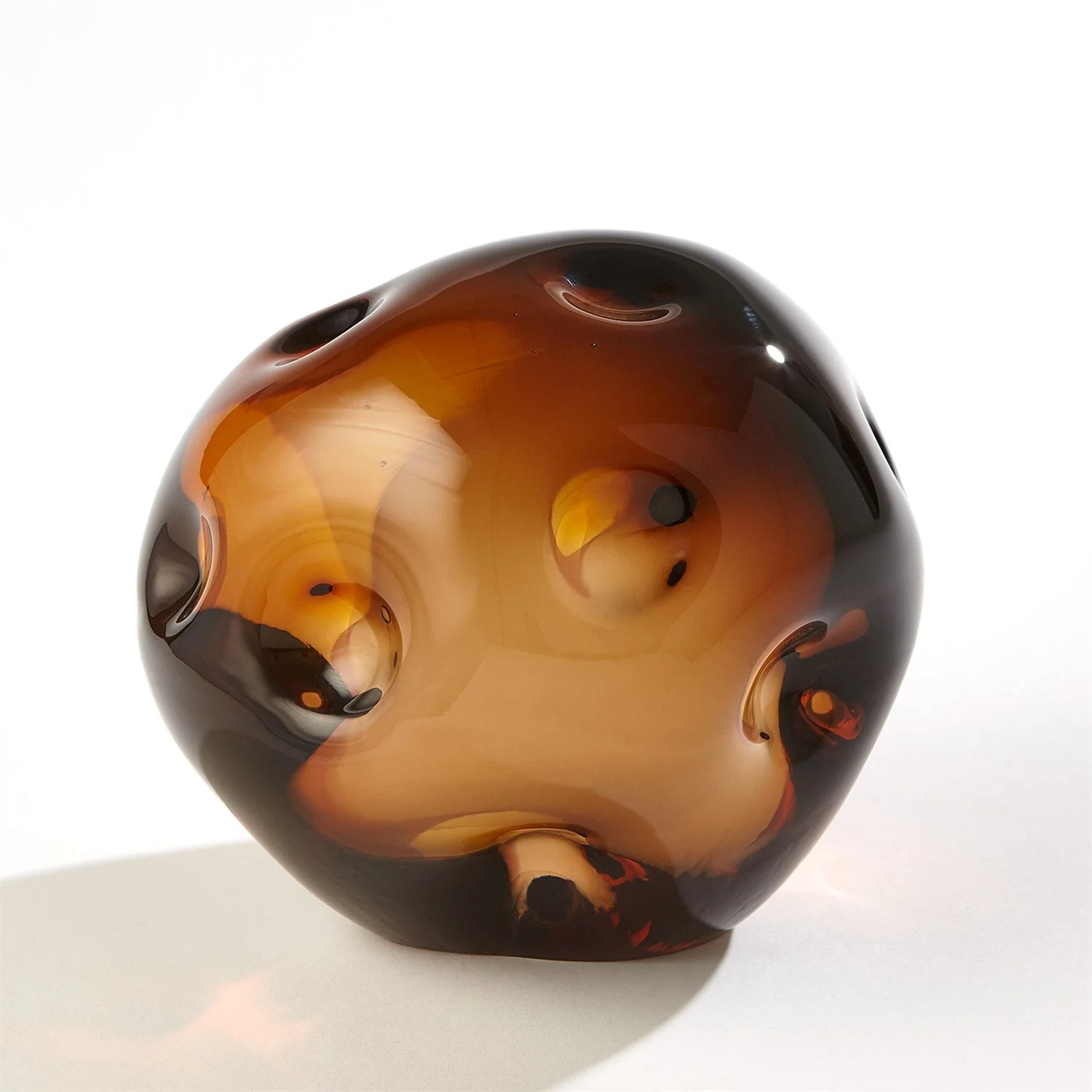 Global Views Dimpled Sphere - Chocolate - Image 7