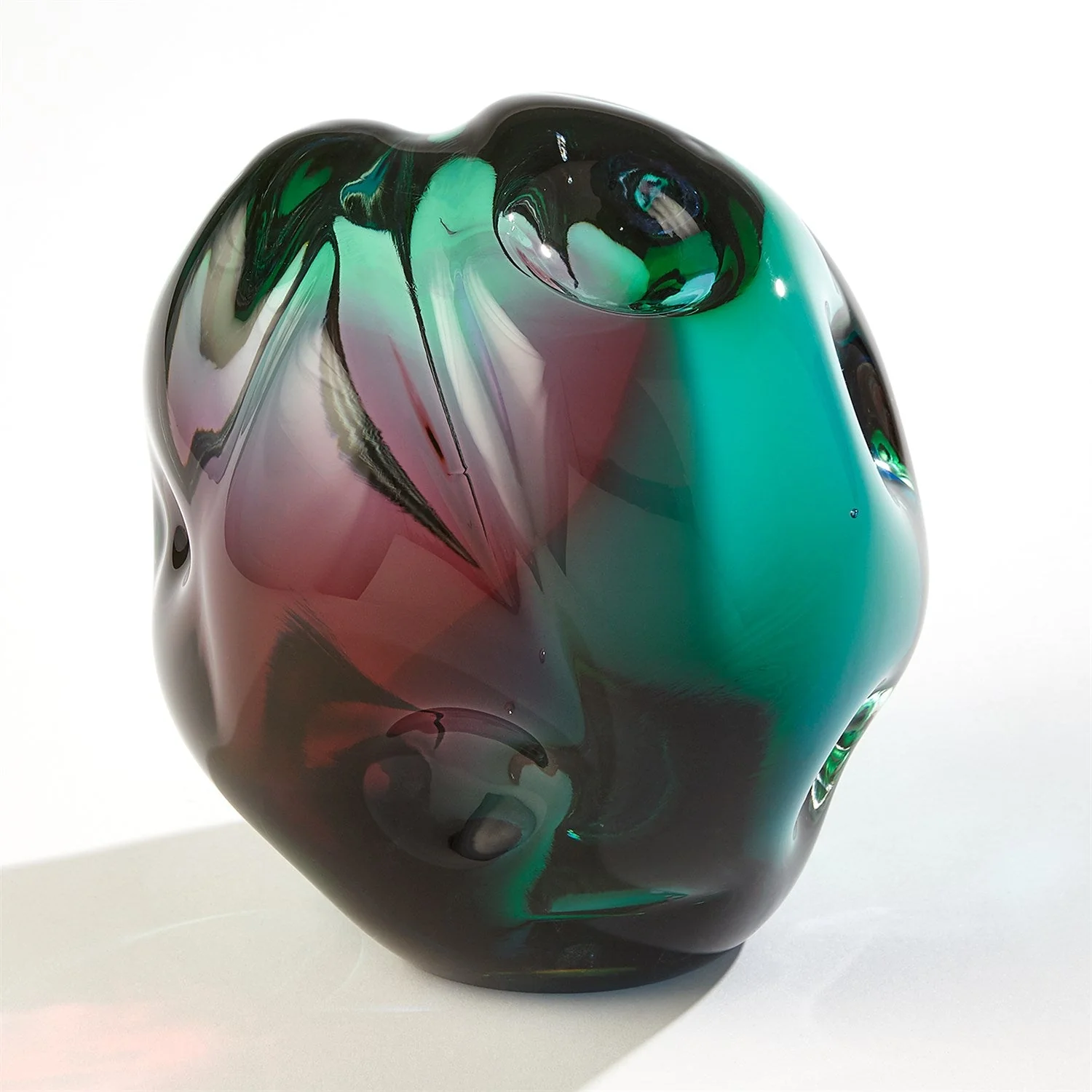 Global Views Dimpled Sphere - RubyTurquoise - Image 6
