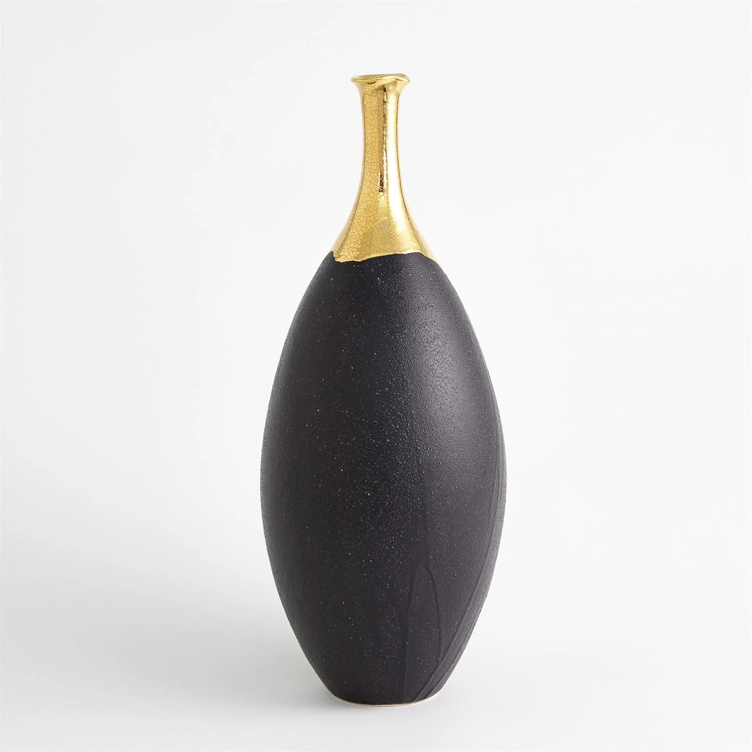 Global Views Dipped Golden Crackle - Black - Image 11