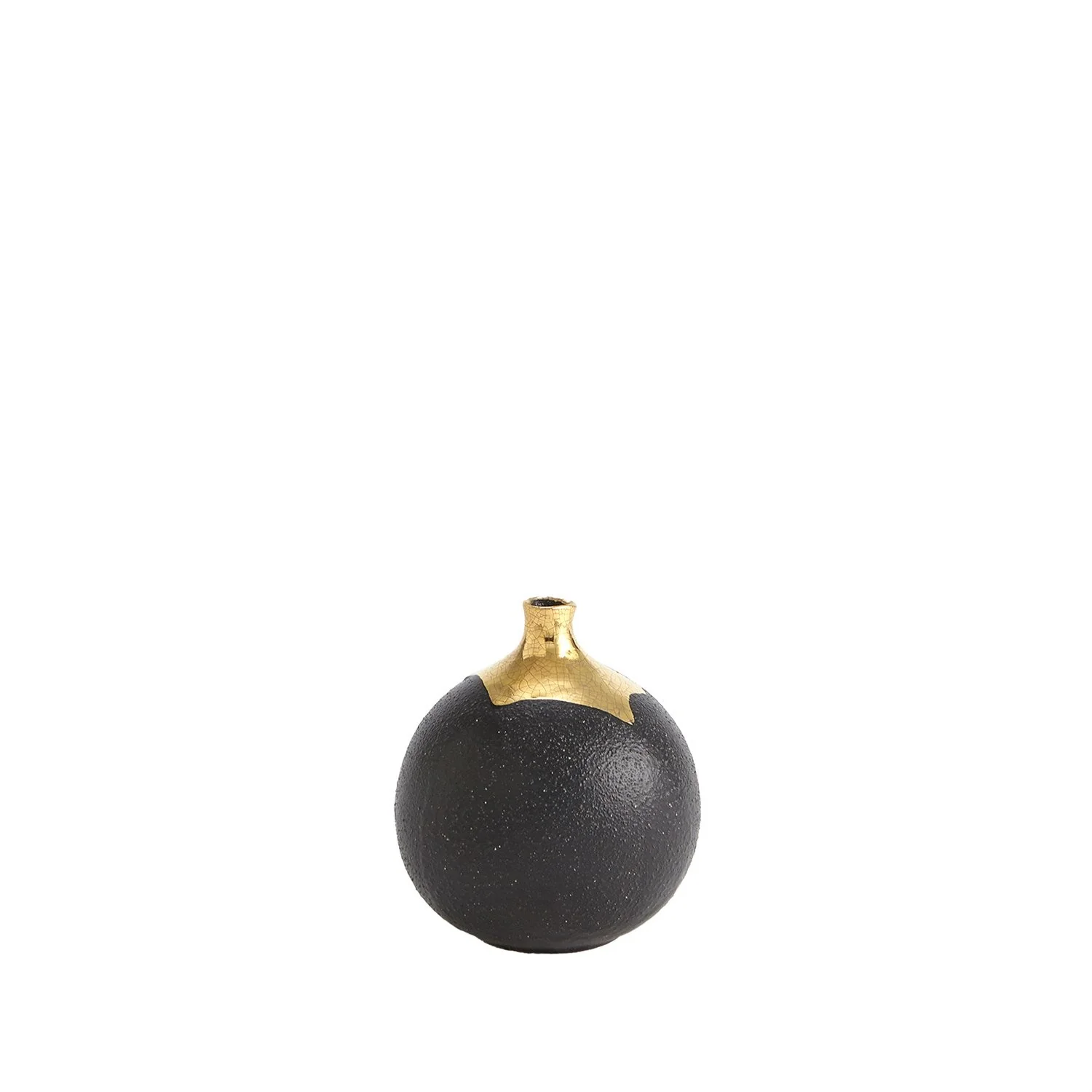 Global Views Dipped Golden Crackle - Black - Image 17