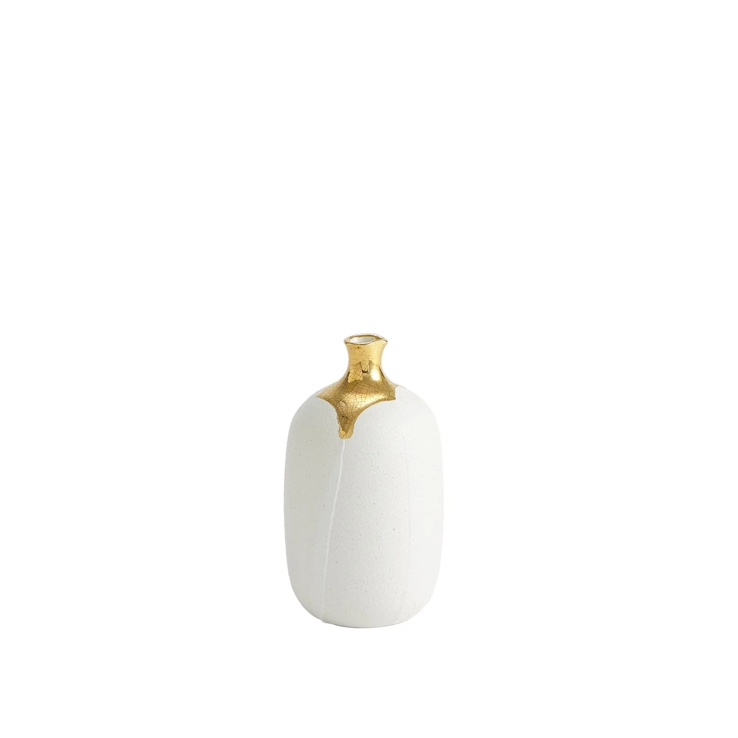 Global Views Dipped Golden Crackle - White - Image 6