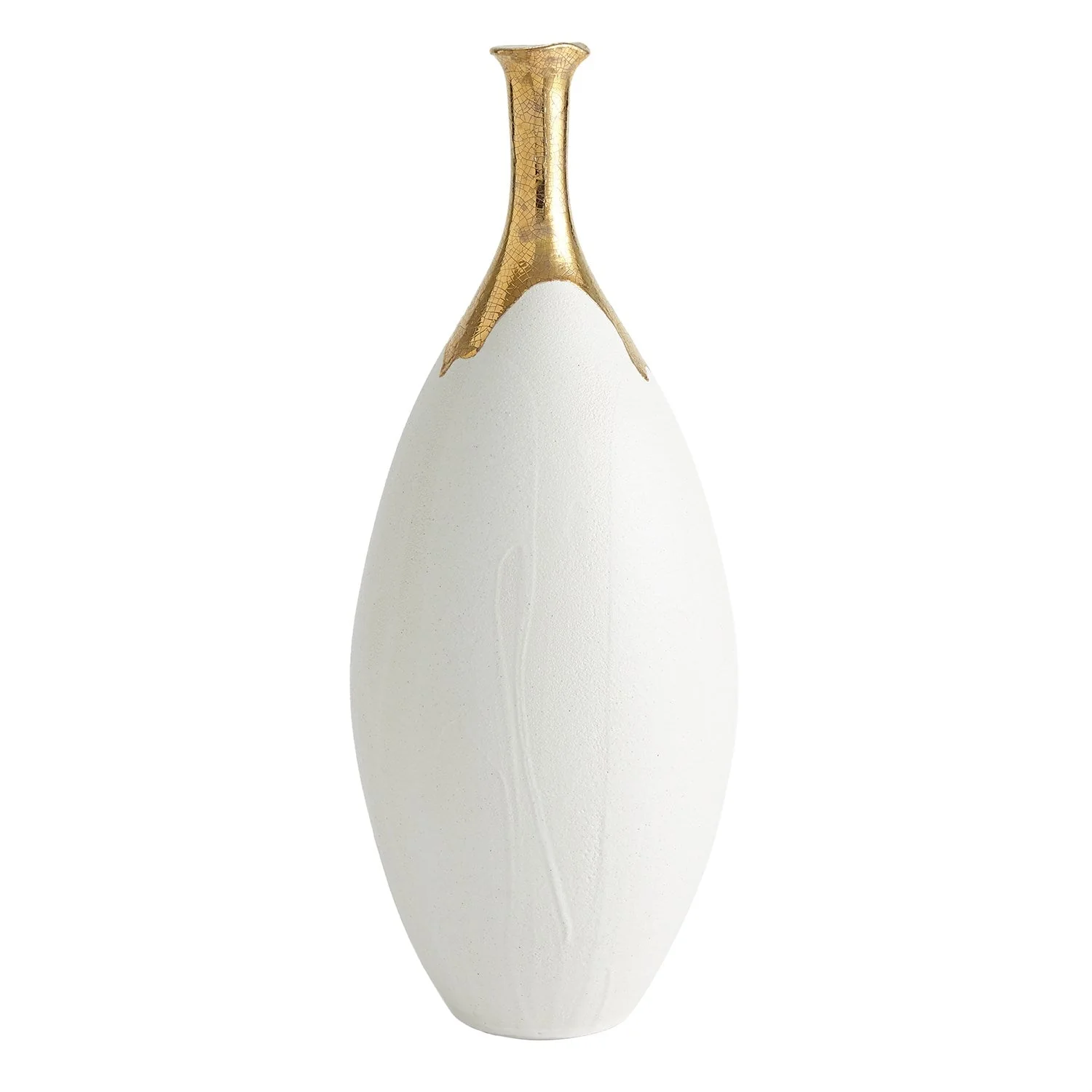 Global Views Dipped Golden Crackle - White - Image 7