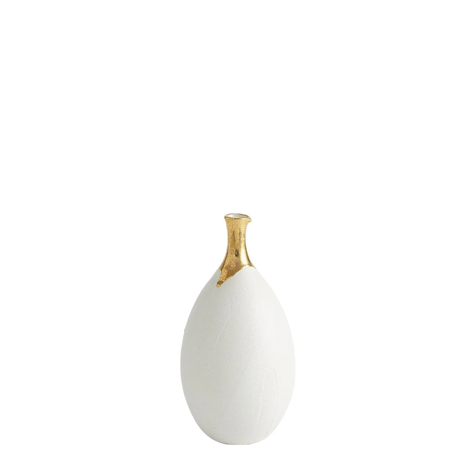 Global Views Dipped Golden Crackle - White - Image 9
