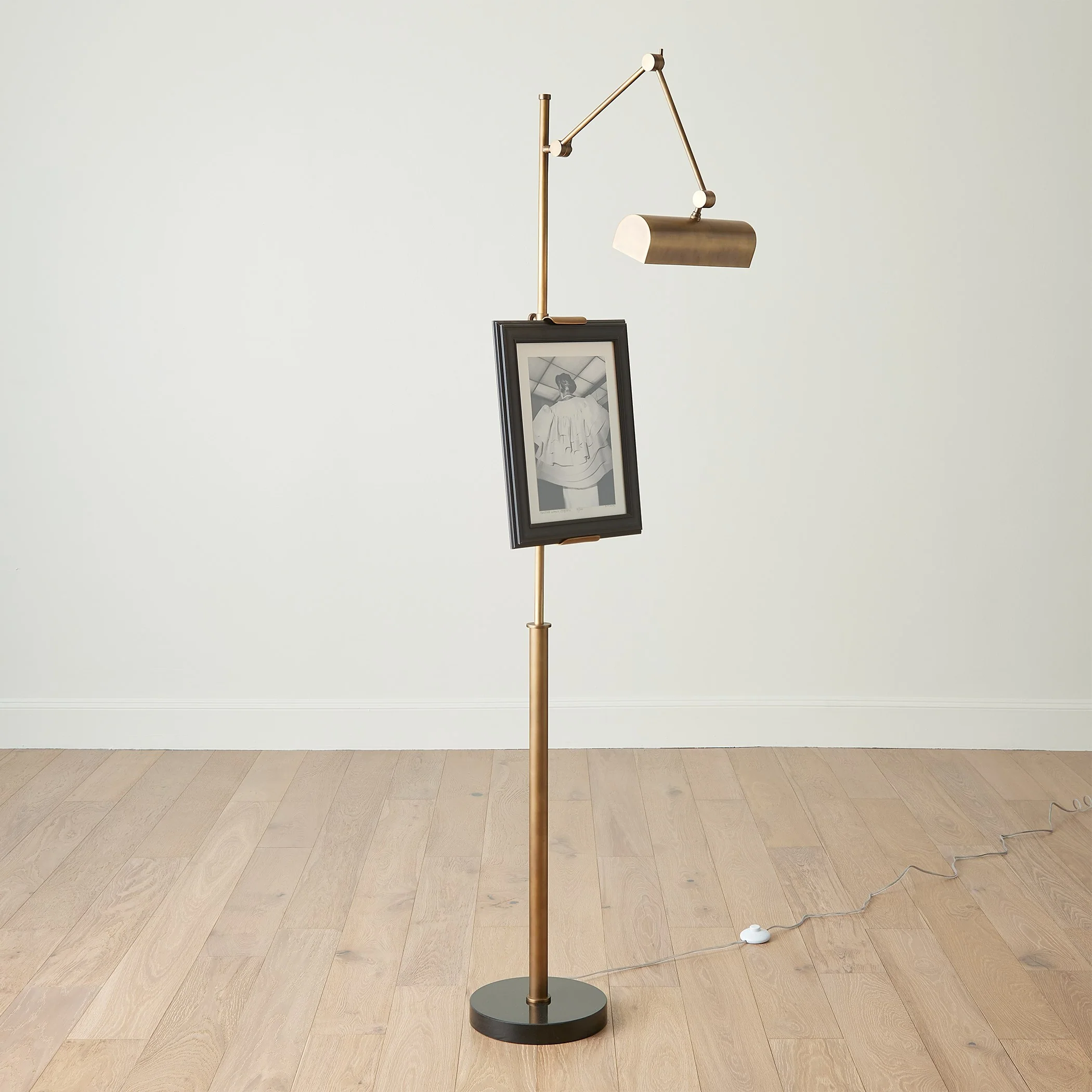 Global Views Display Floor Lamp-Brass - Image 10