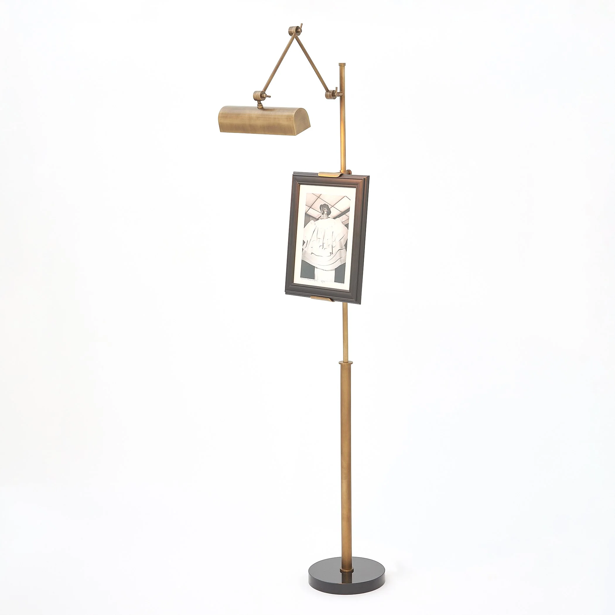 Global Views Display Floor Lamp-Brass - Image 12