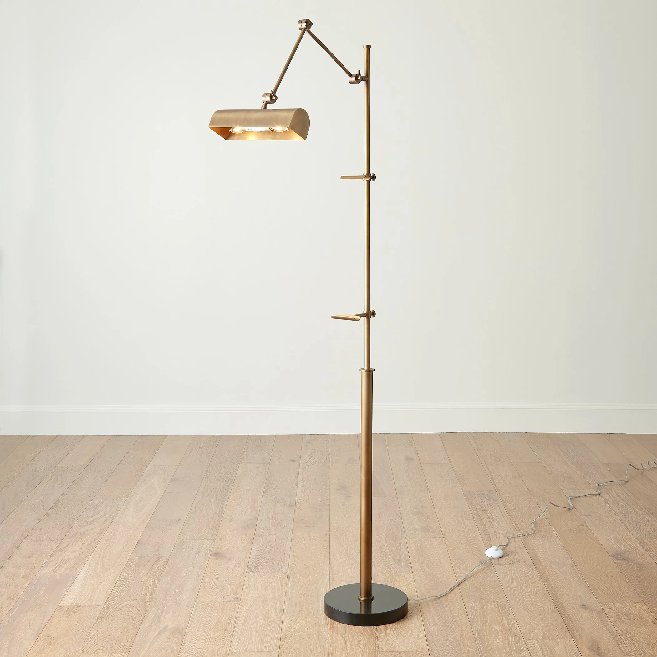 Global Views Display Floor Lamp-Brass - Image 5