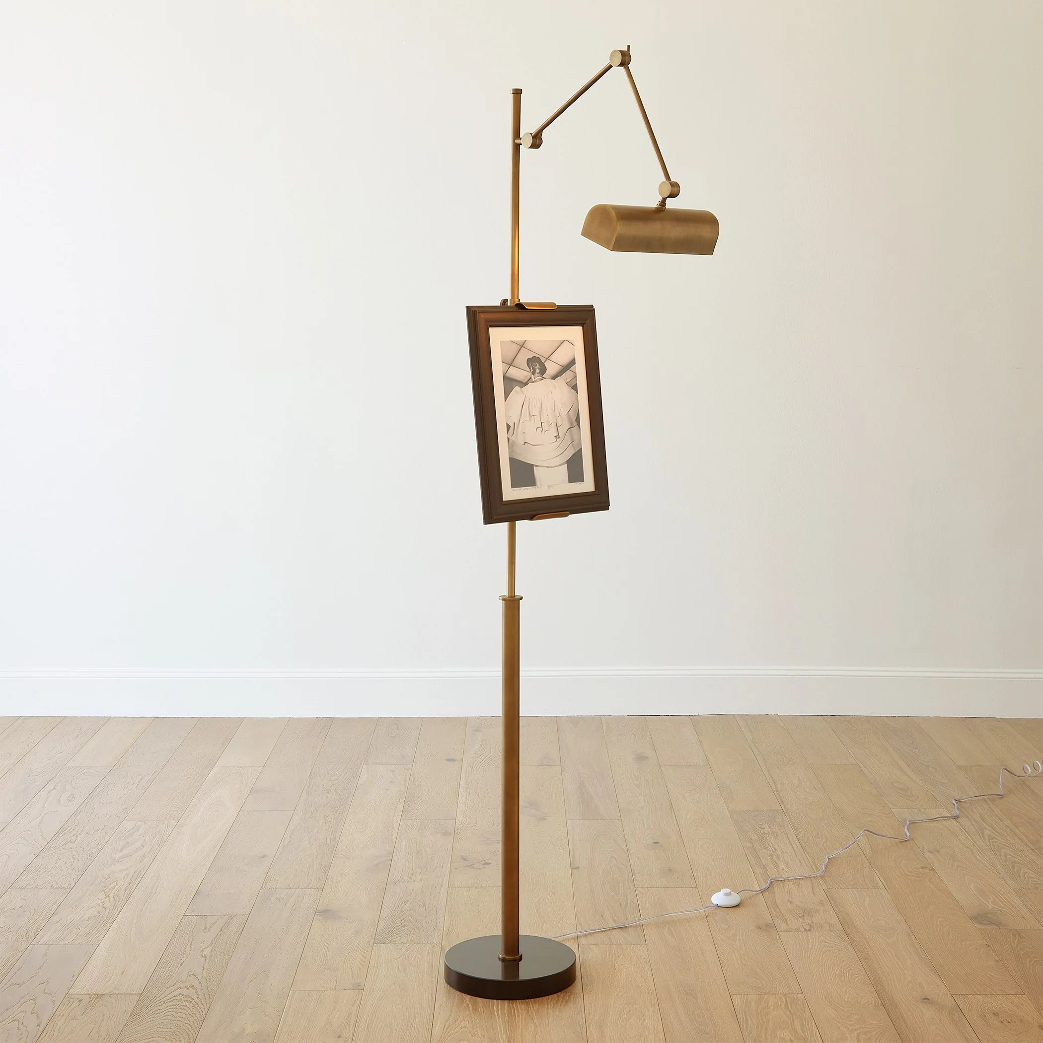 Global Views Display Floor Lamp-Brass - Image 9