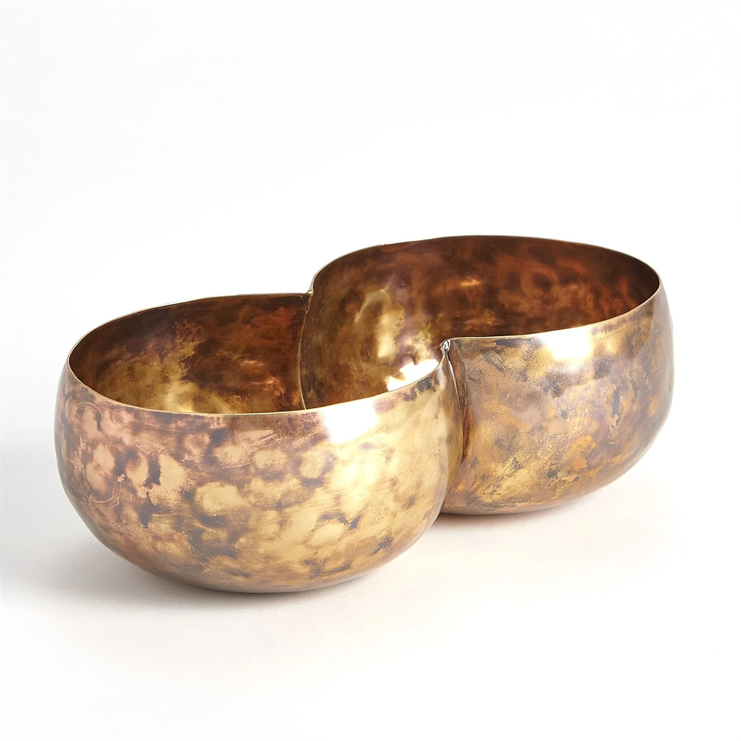 Global Views Double Alchemy Container - Burnt Brass - Image 3