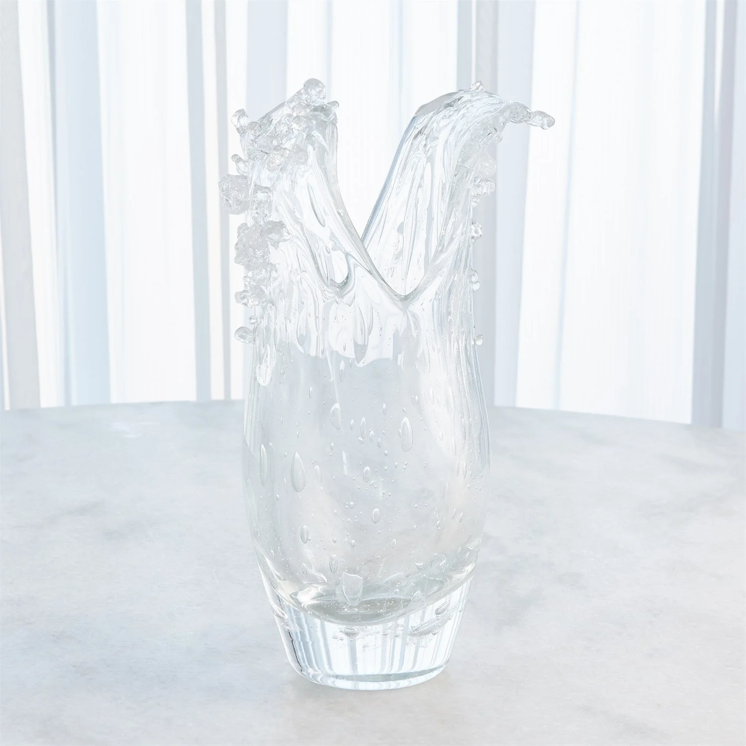 Global Views Dual Wave Bowl & Vase - Clear - Image 10
