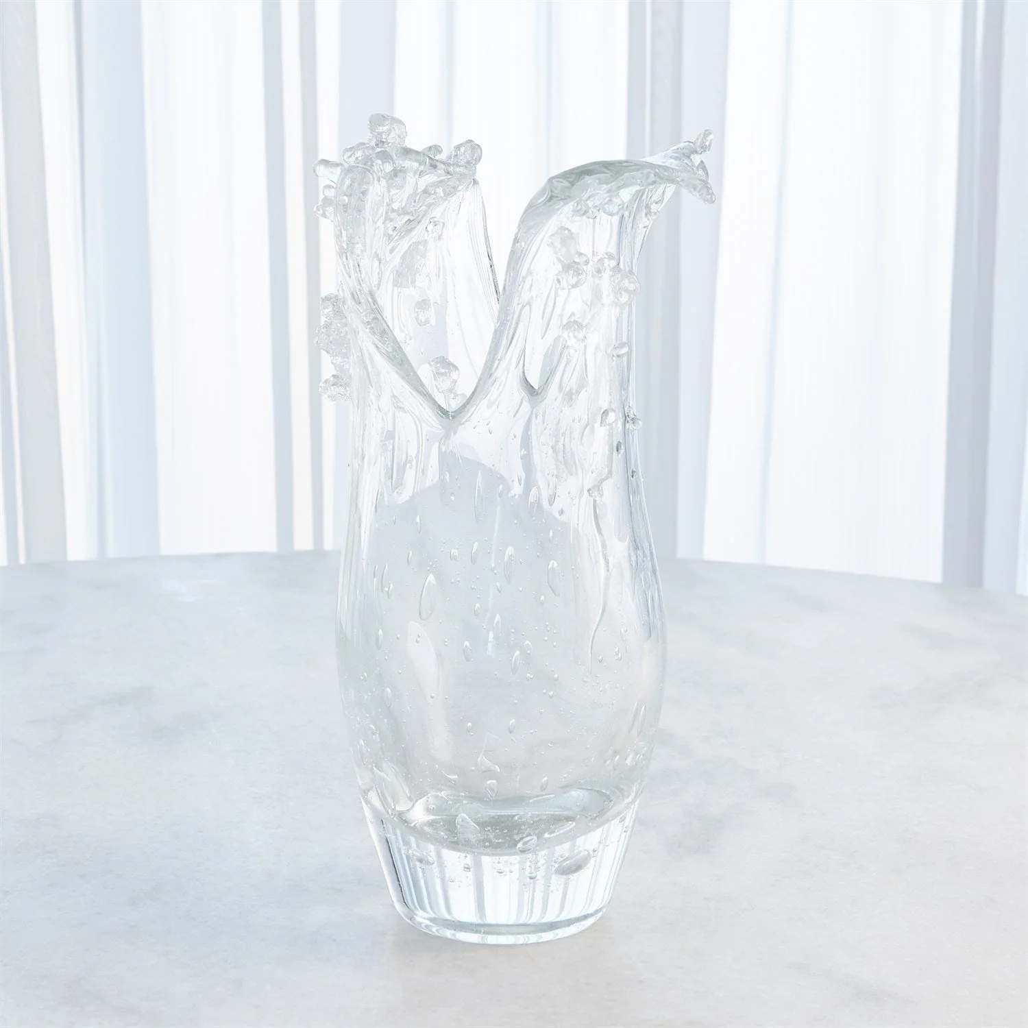 Global Views Dual Wave Bowl & Vase - Clear - Image 11