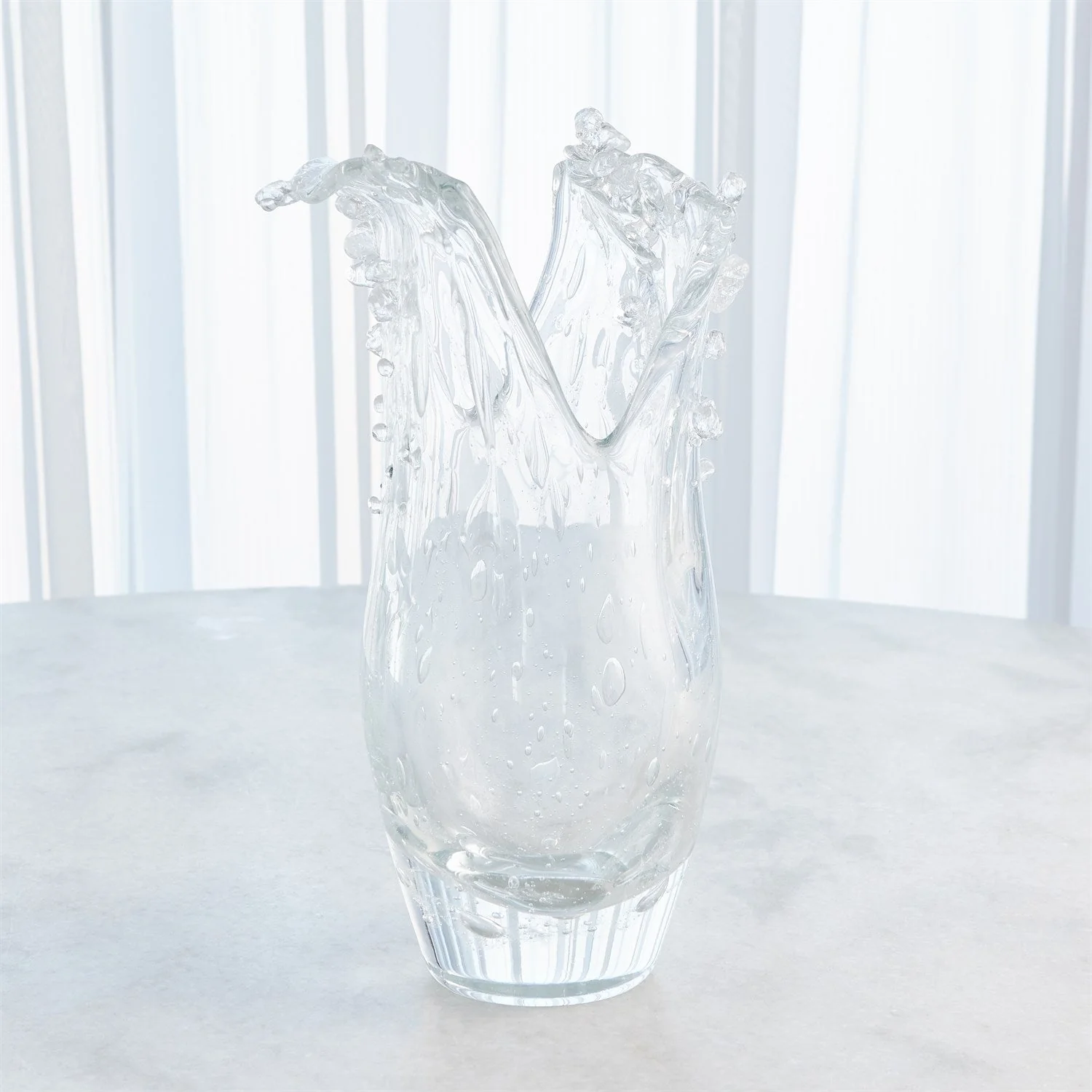Global Views Dual Wave Bowl & Vase - Clear - Image 12
