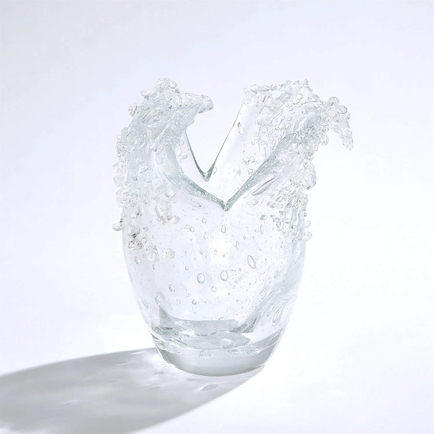 Global Views Dual Wave Bowl & Vase - Clear - Image 3