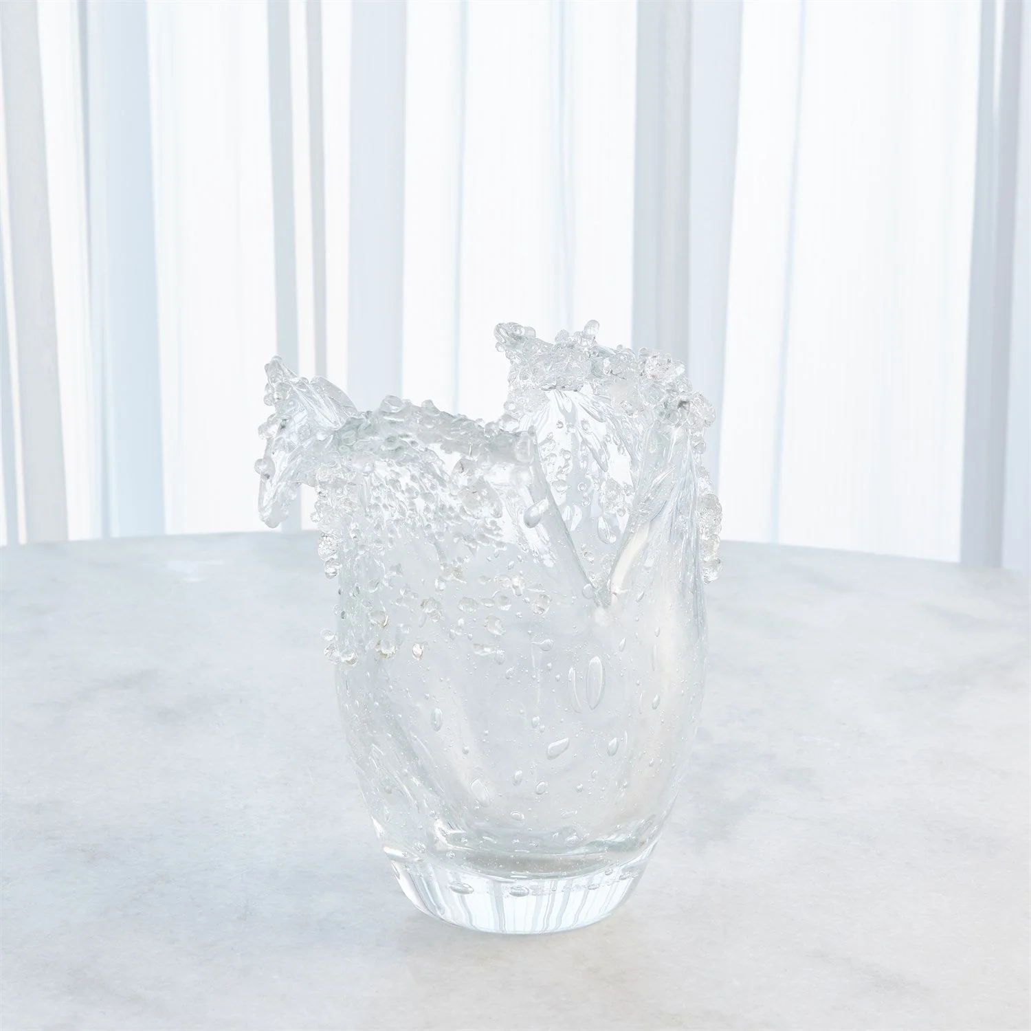 Global Views Dual Wave Bowl & Vase - Clear - Image 5