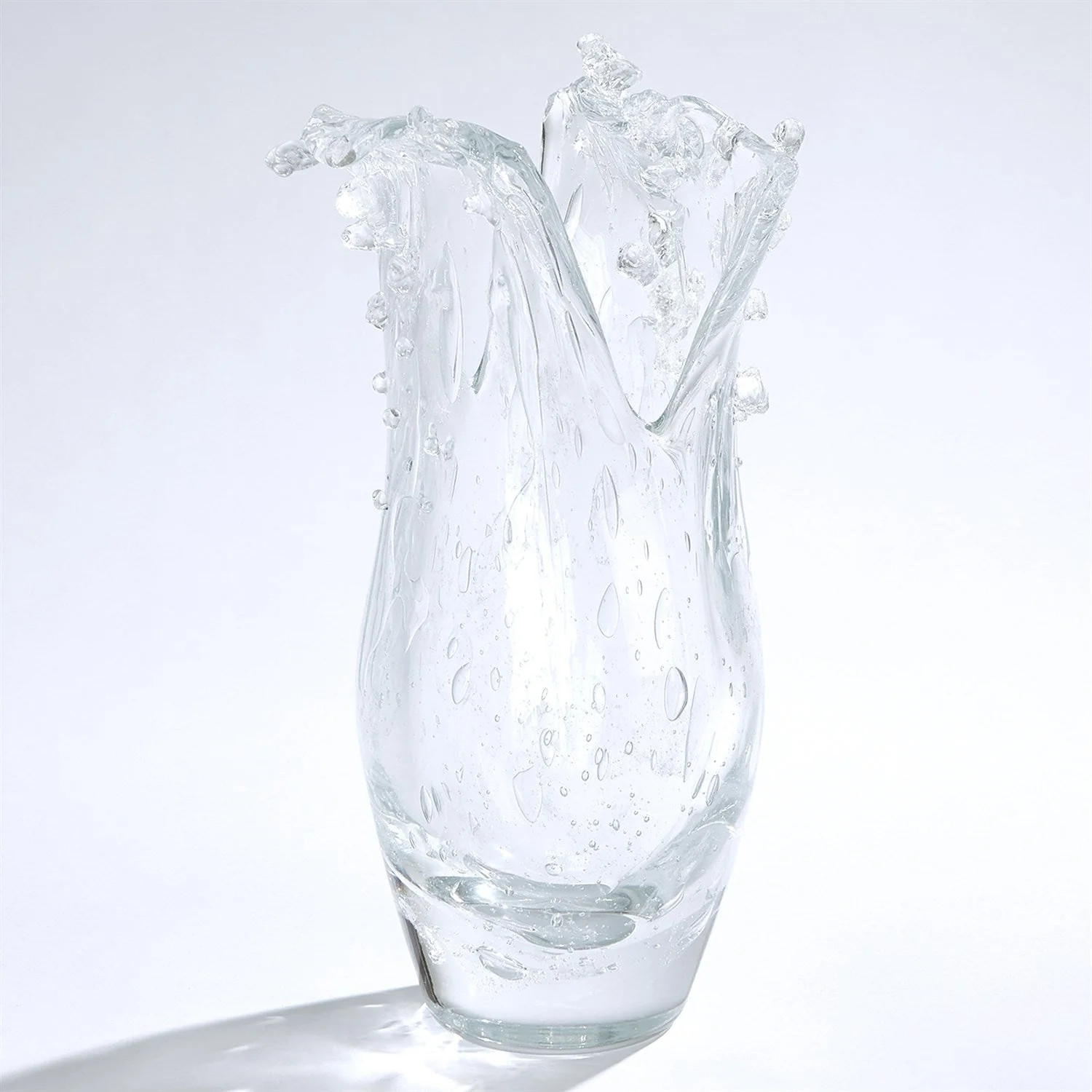 Global Views Dual Wave Bowl & Vase - Clear - Image 9