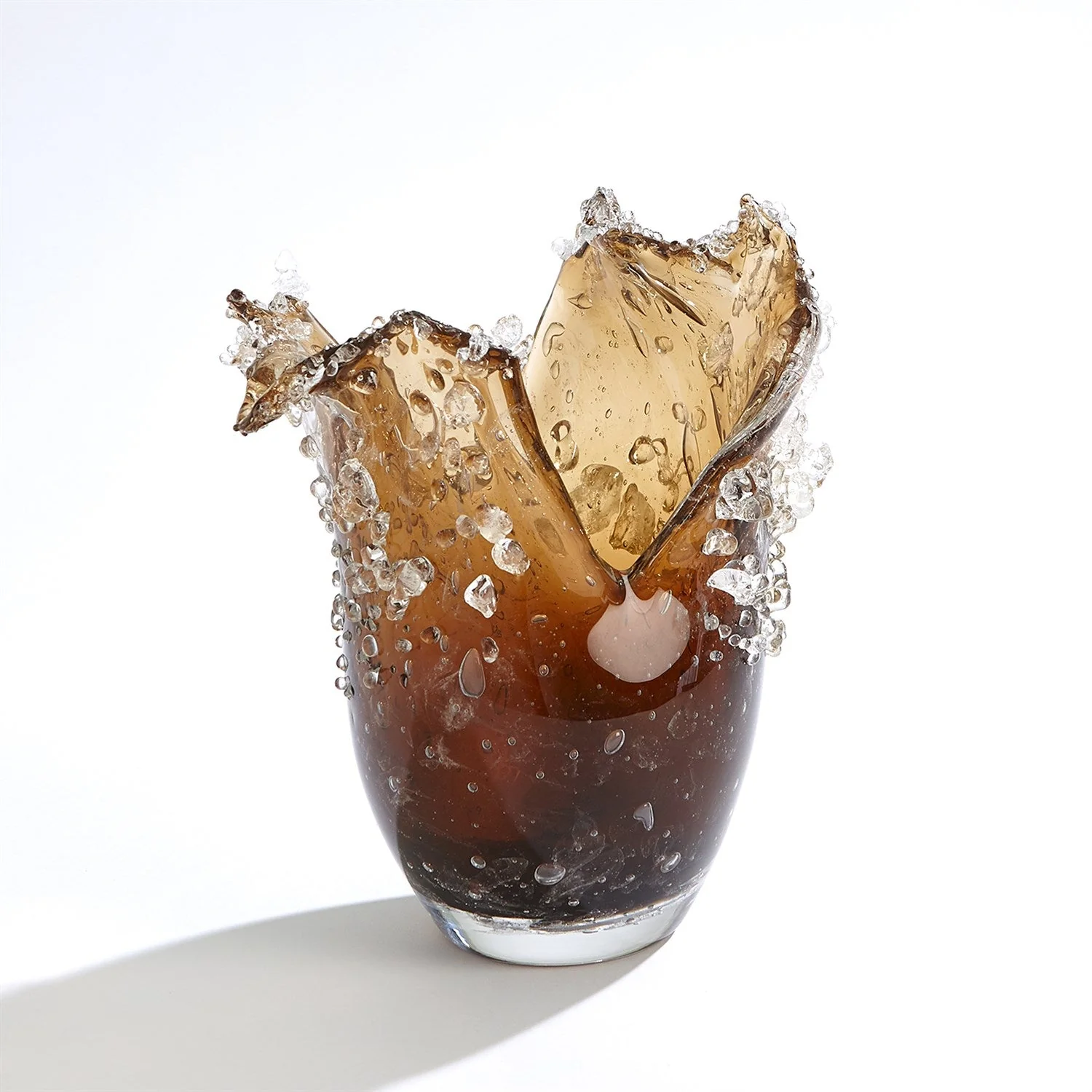 Global Views Dual Wave Bowl & Vase - Tobacco - Image 3