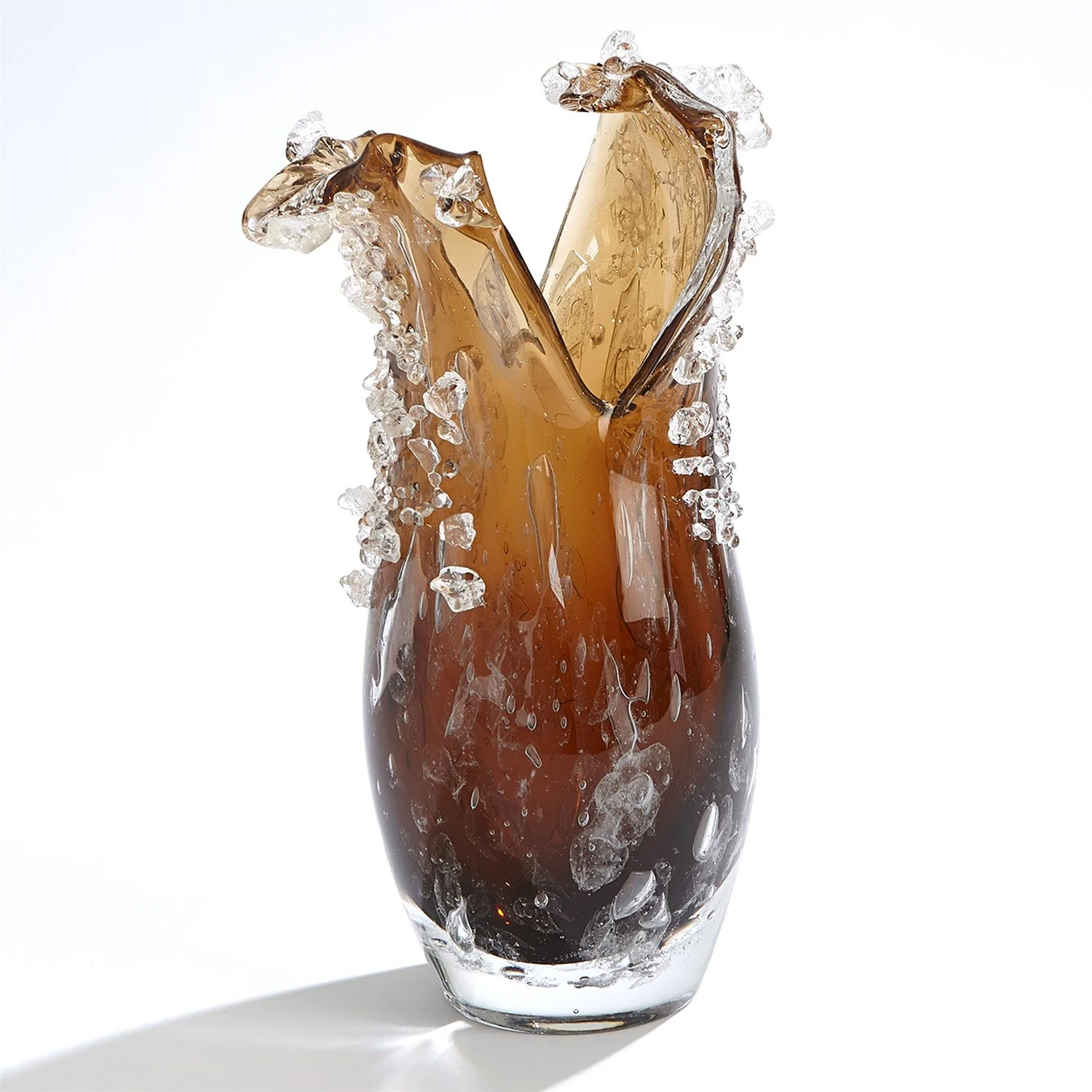 Global Views Dual Wave Bowl & Vase - Tobacco - Image 7