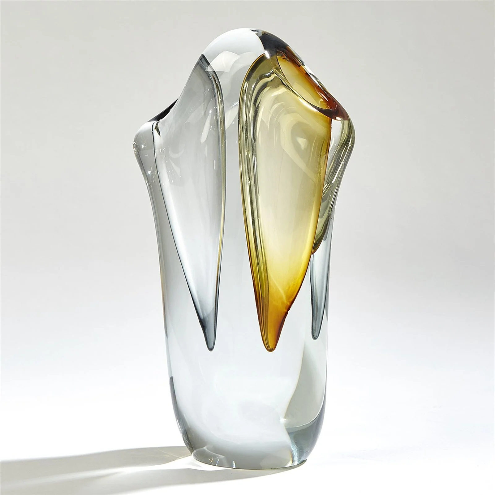 Global Views Duet Vase-Amber/Grey - Image 4