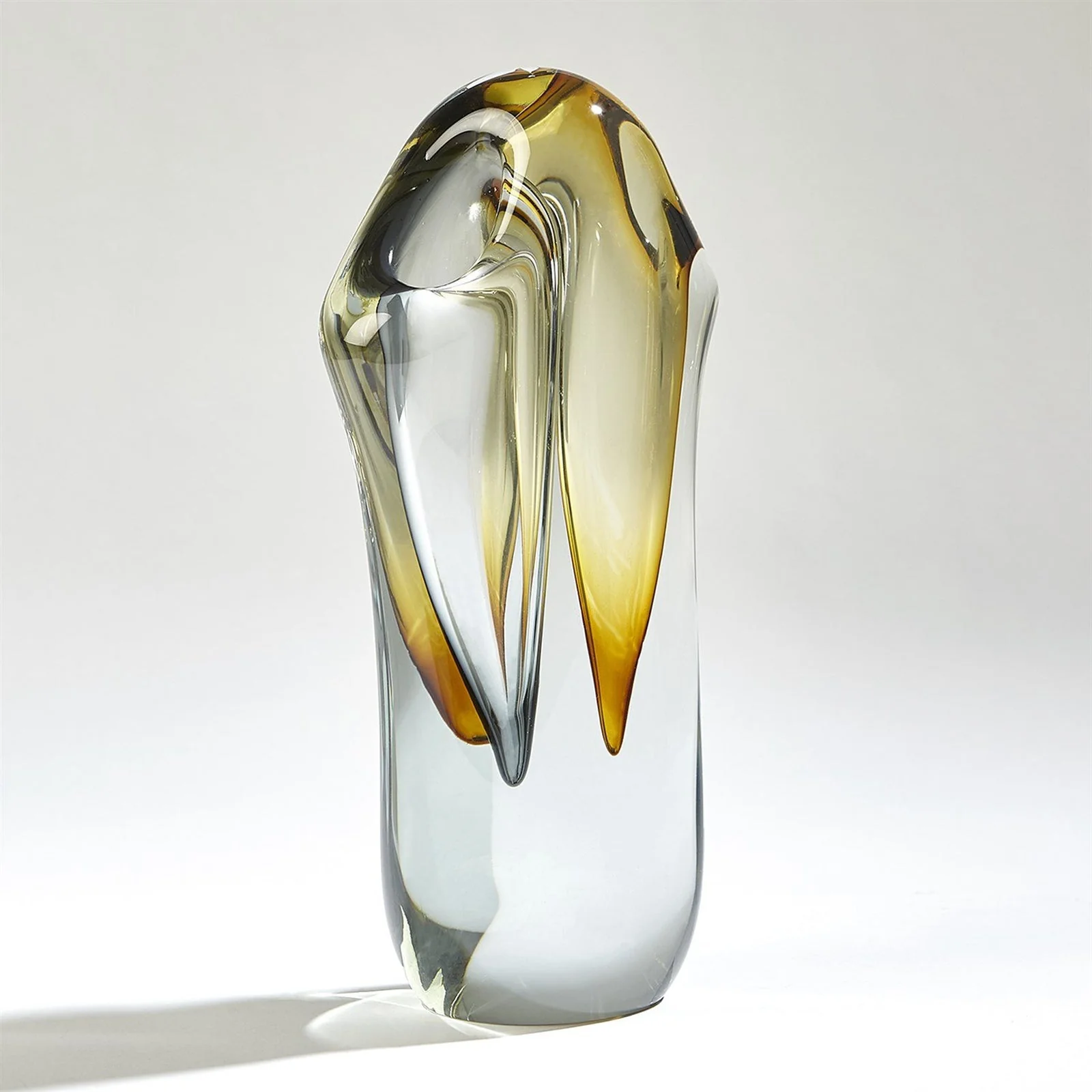 Global Views Duet Vase-Amber/Grey - Image 5