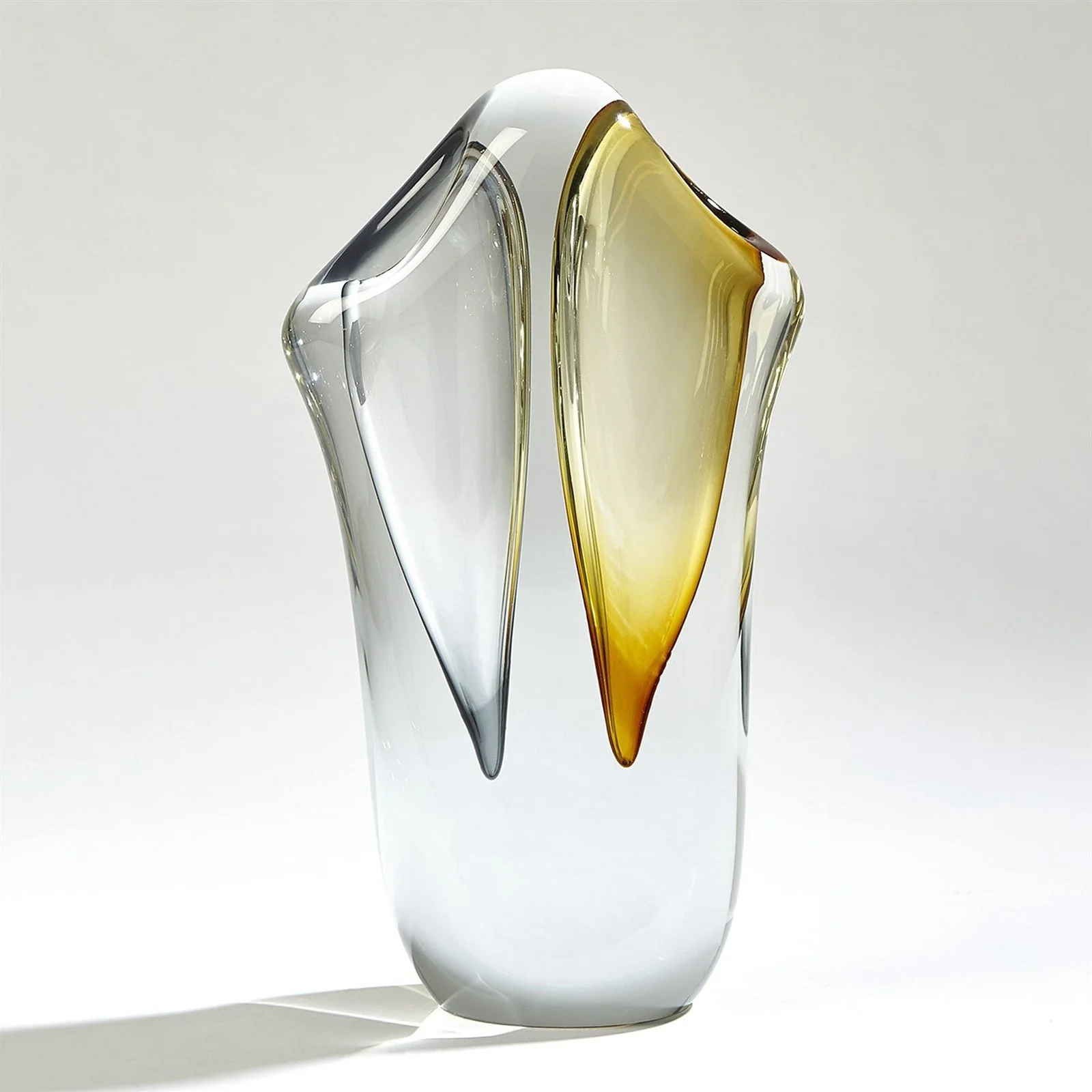 Global Views Duet Vase-Amber/Grey - Image 6