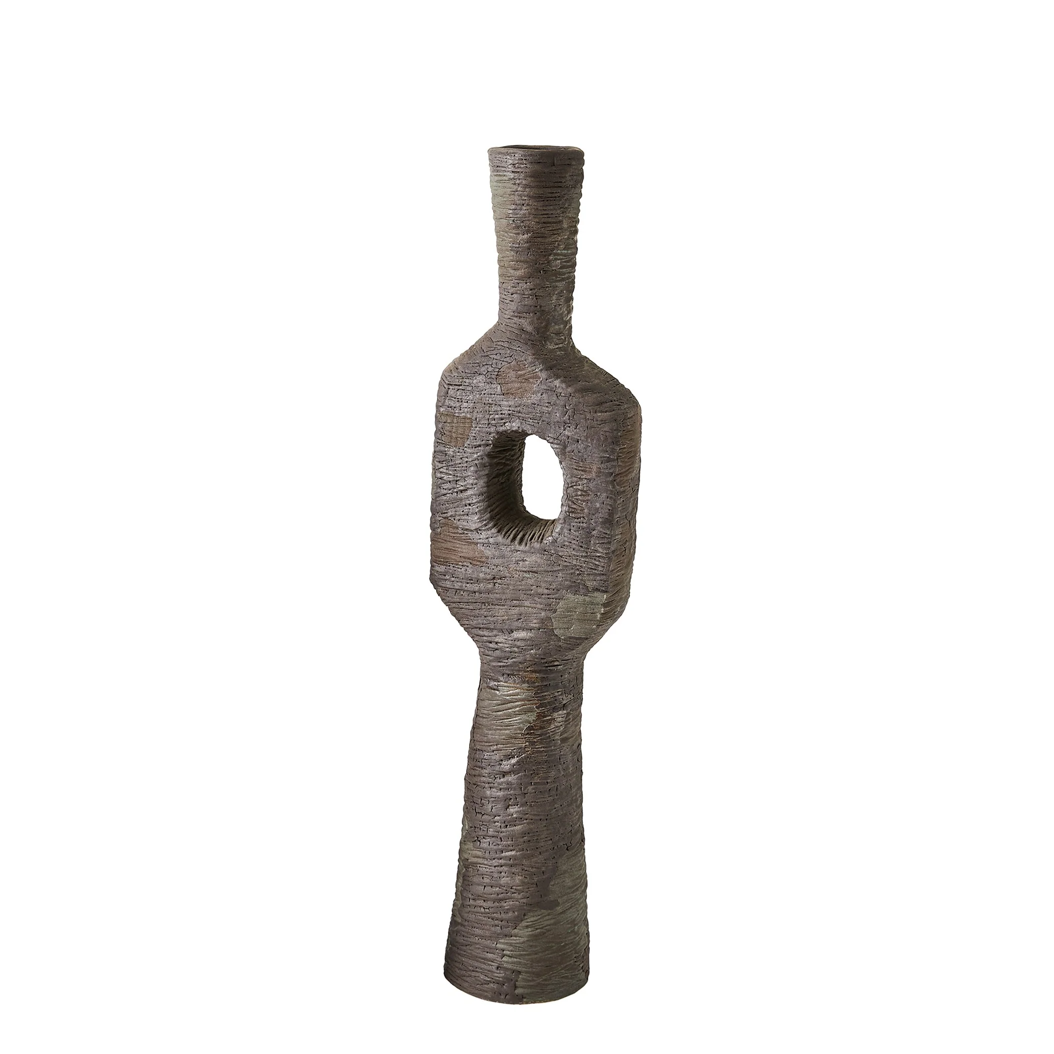 Global Views Ebba Vase Rugged Brown - Image 12