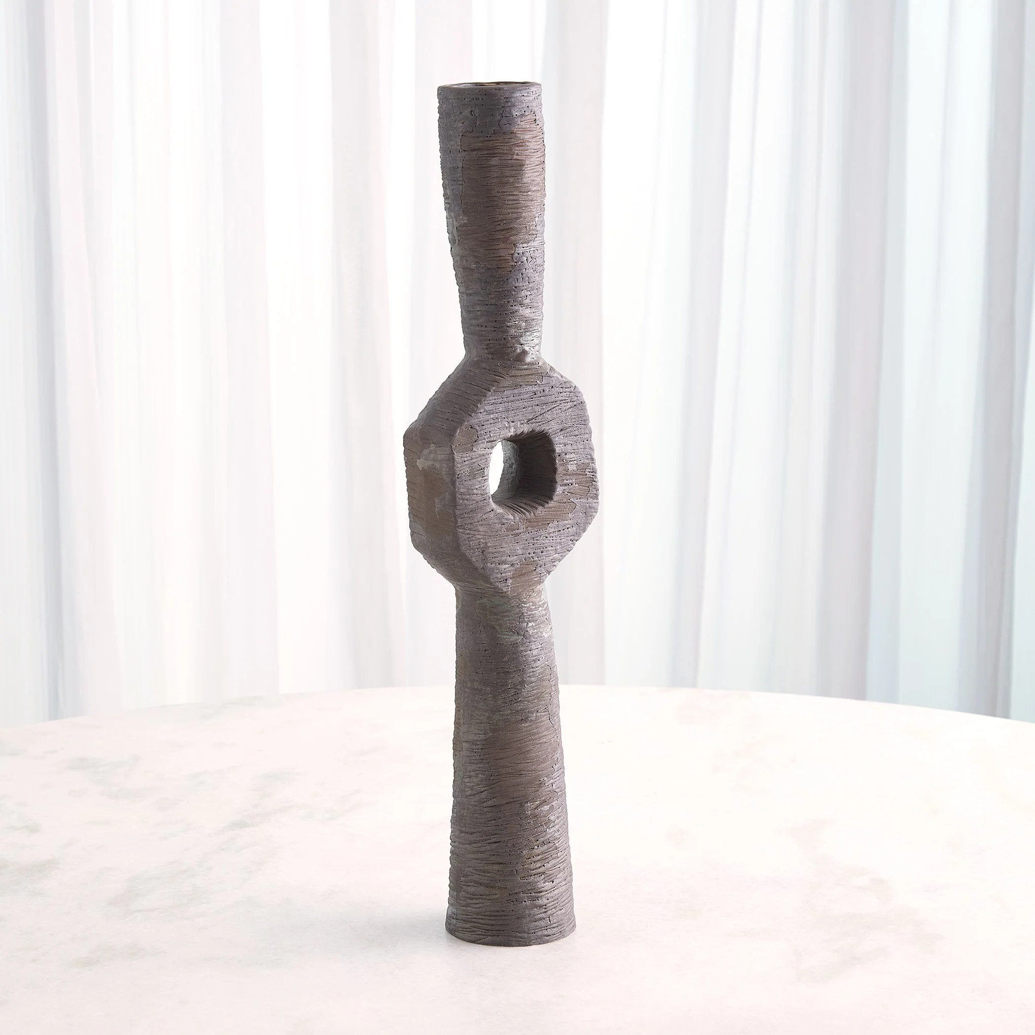Global Views Ebba Vase Rugged Brown - Image 15