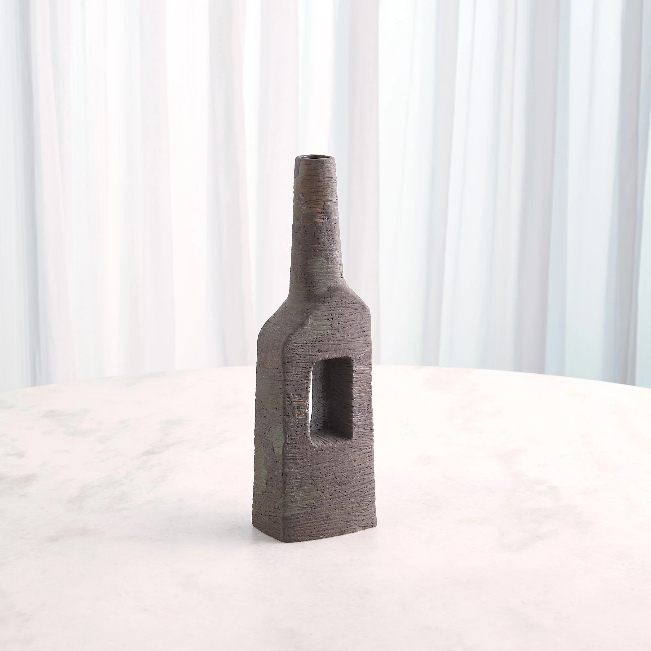 Global Views Ebba Vase Rugged Brown - Image 3