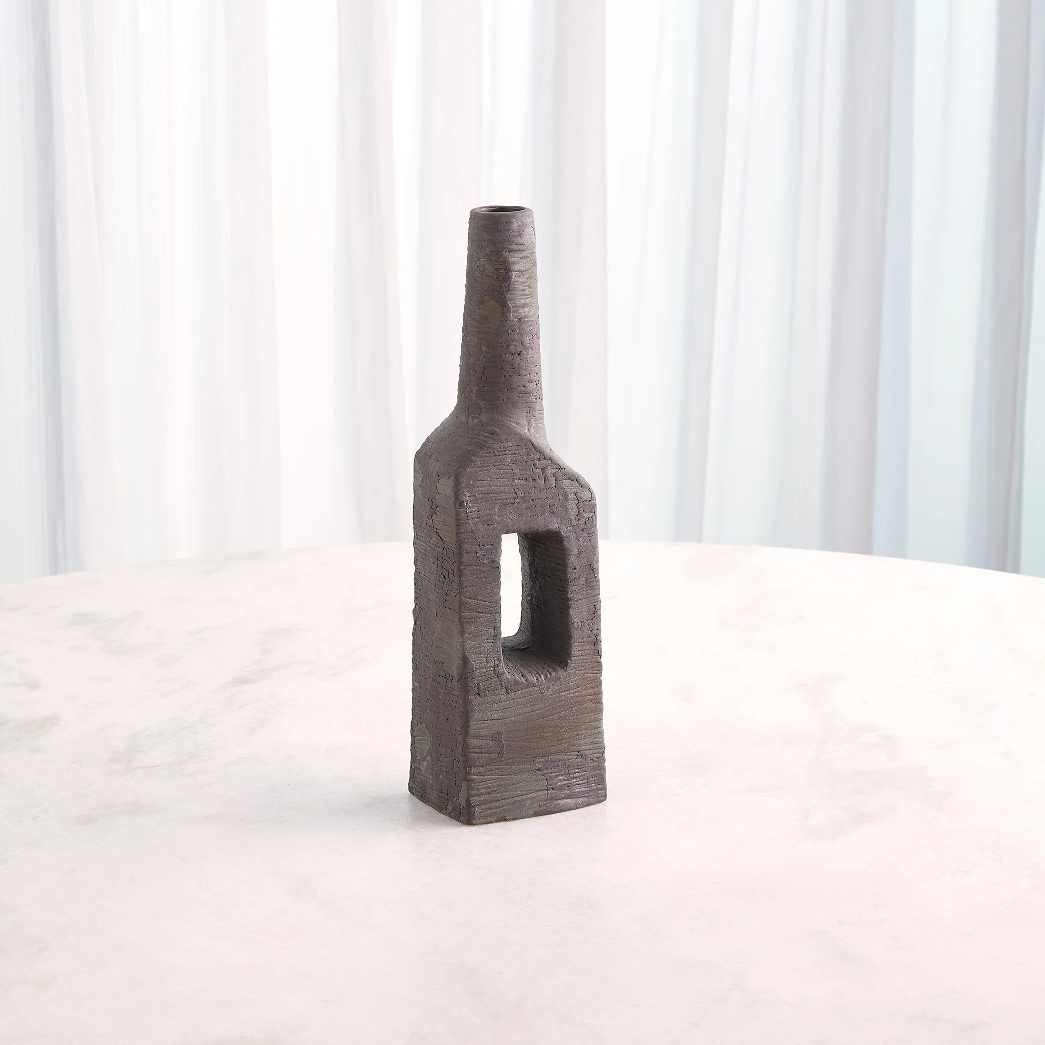 Global Views Ebba Vase Rugged Brown - Image 4