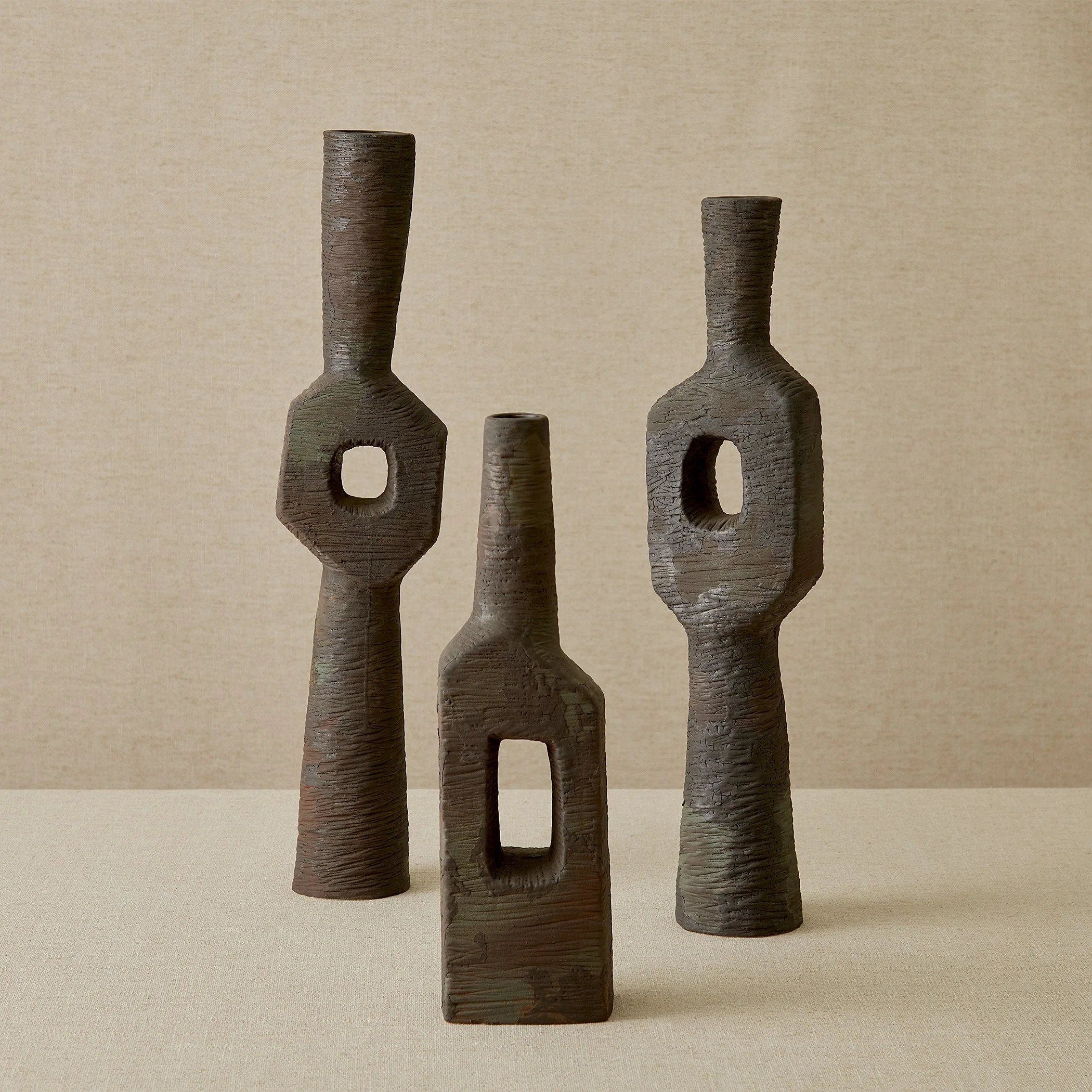 Global Views Ebba Vase Rugged Brown - Image 6