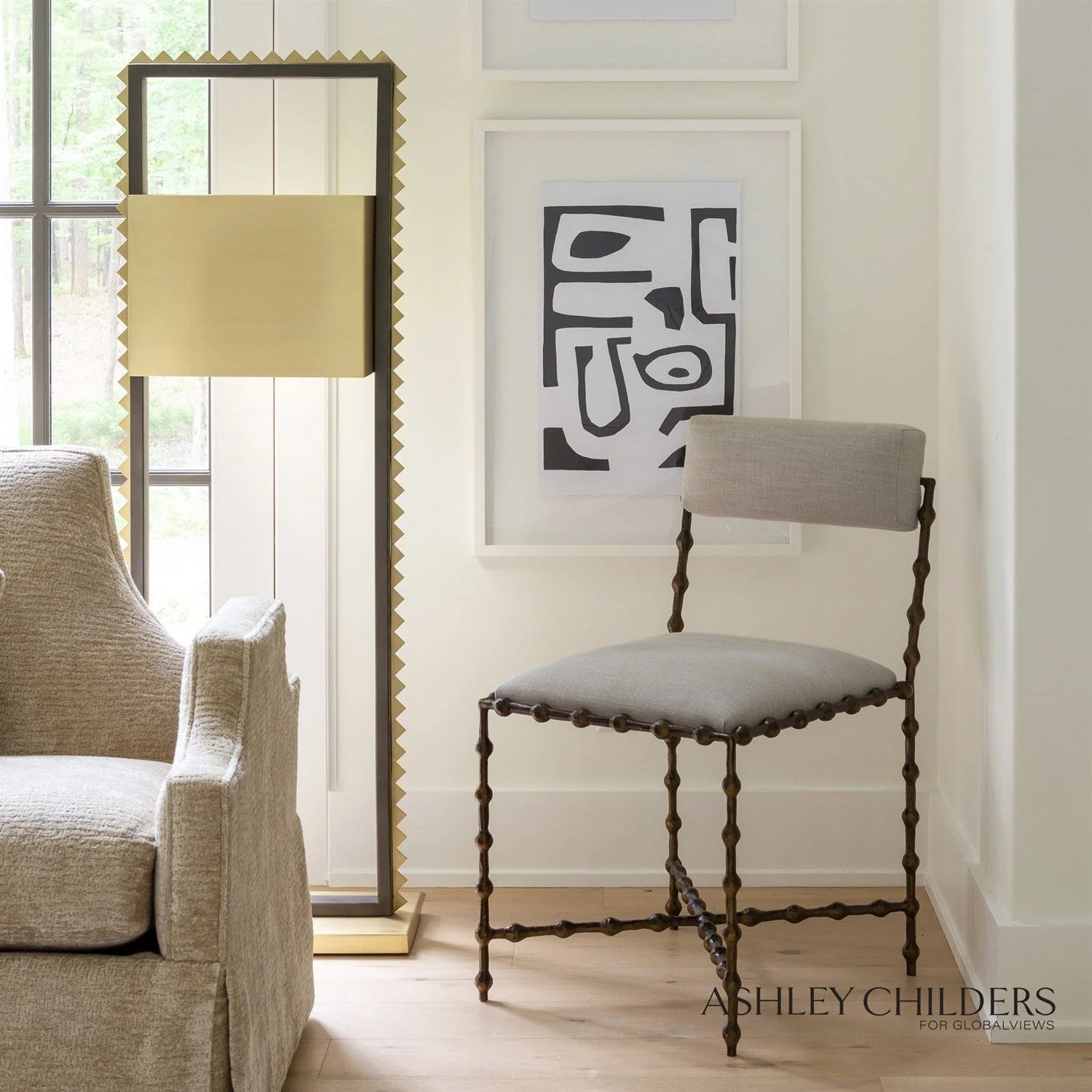 Global Views Elder Dining Chair by Ashley Childers - Image 3