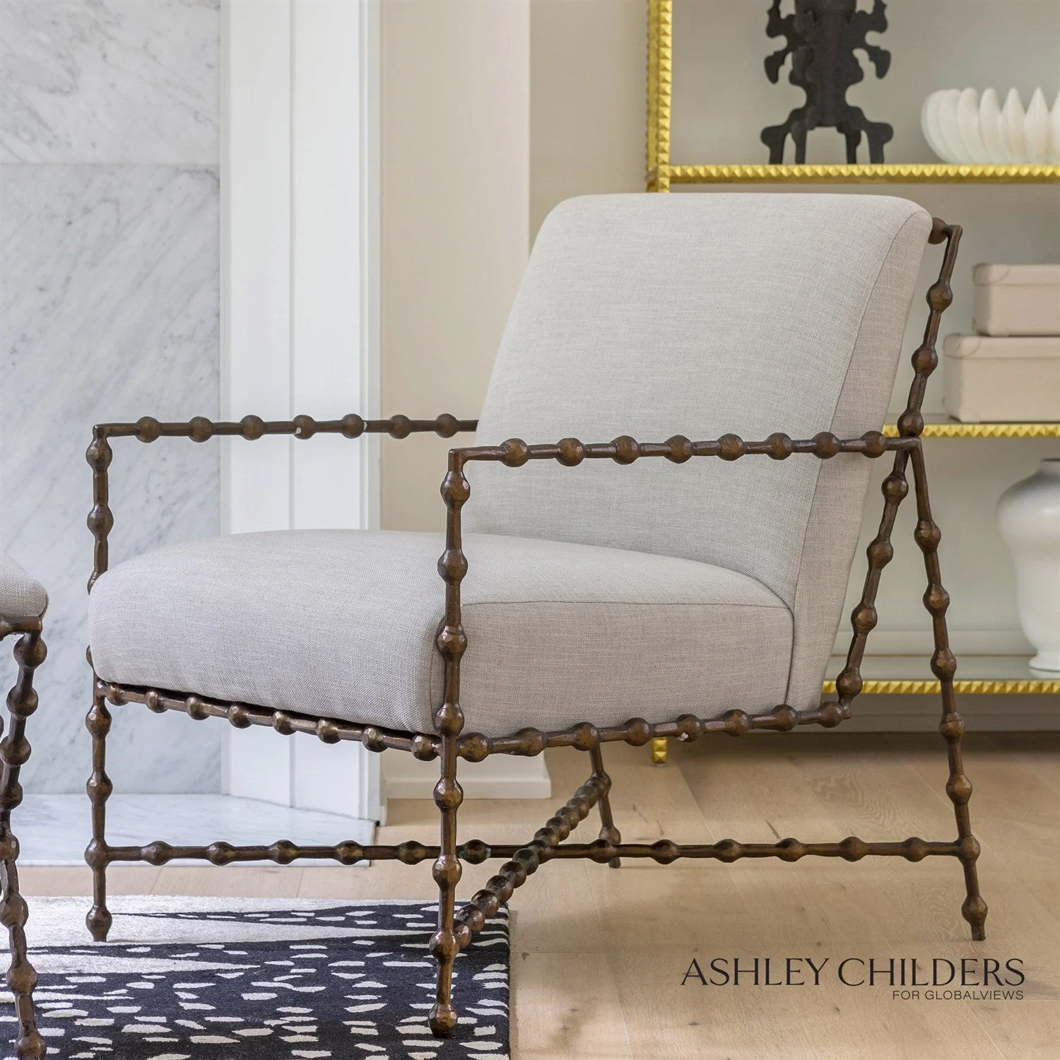 Global Views Elder Lounge Chair by Ashley Childers - Image 2