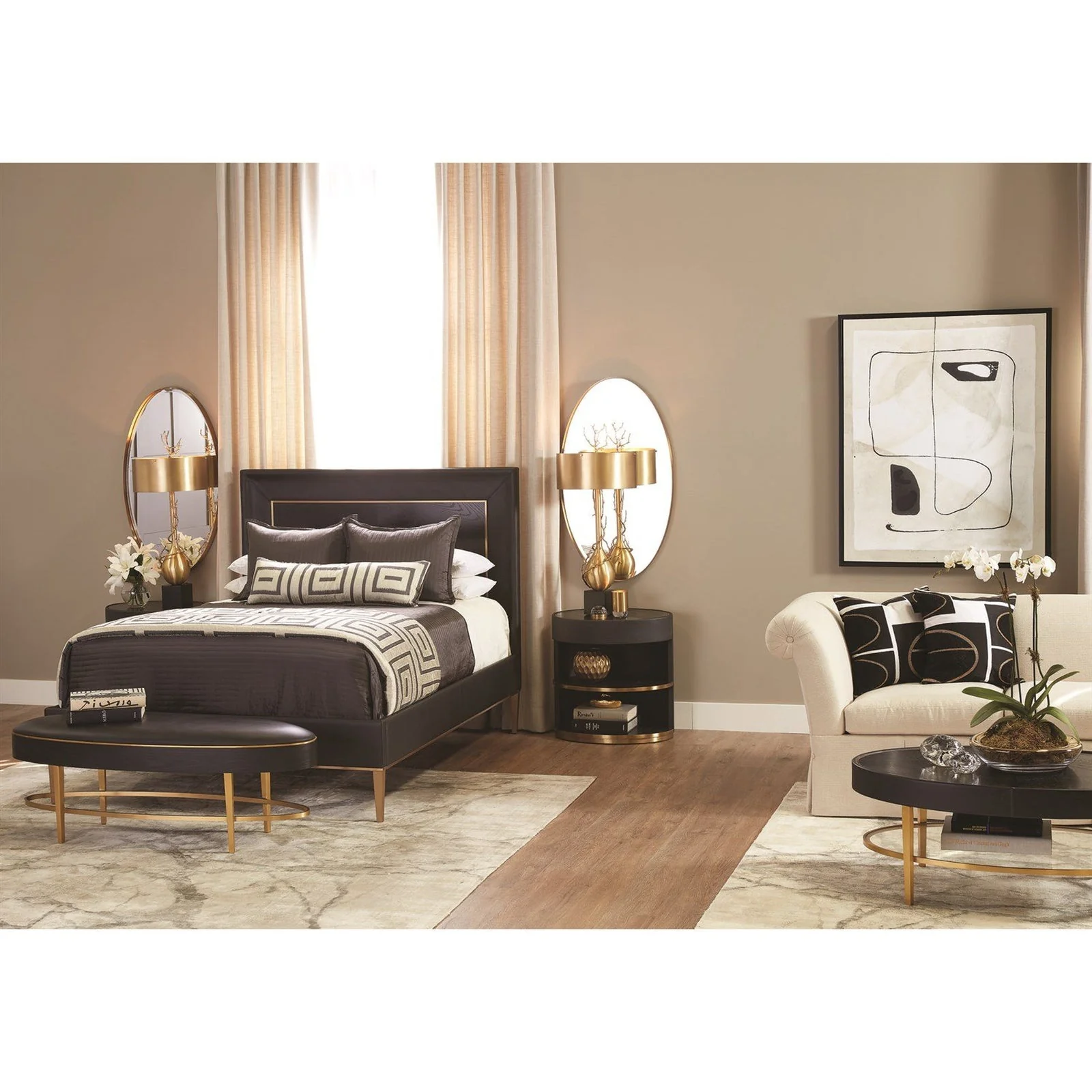 Global Views Ellipse Bedside Cabinet - Image 3