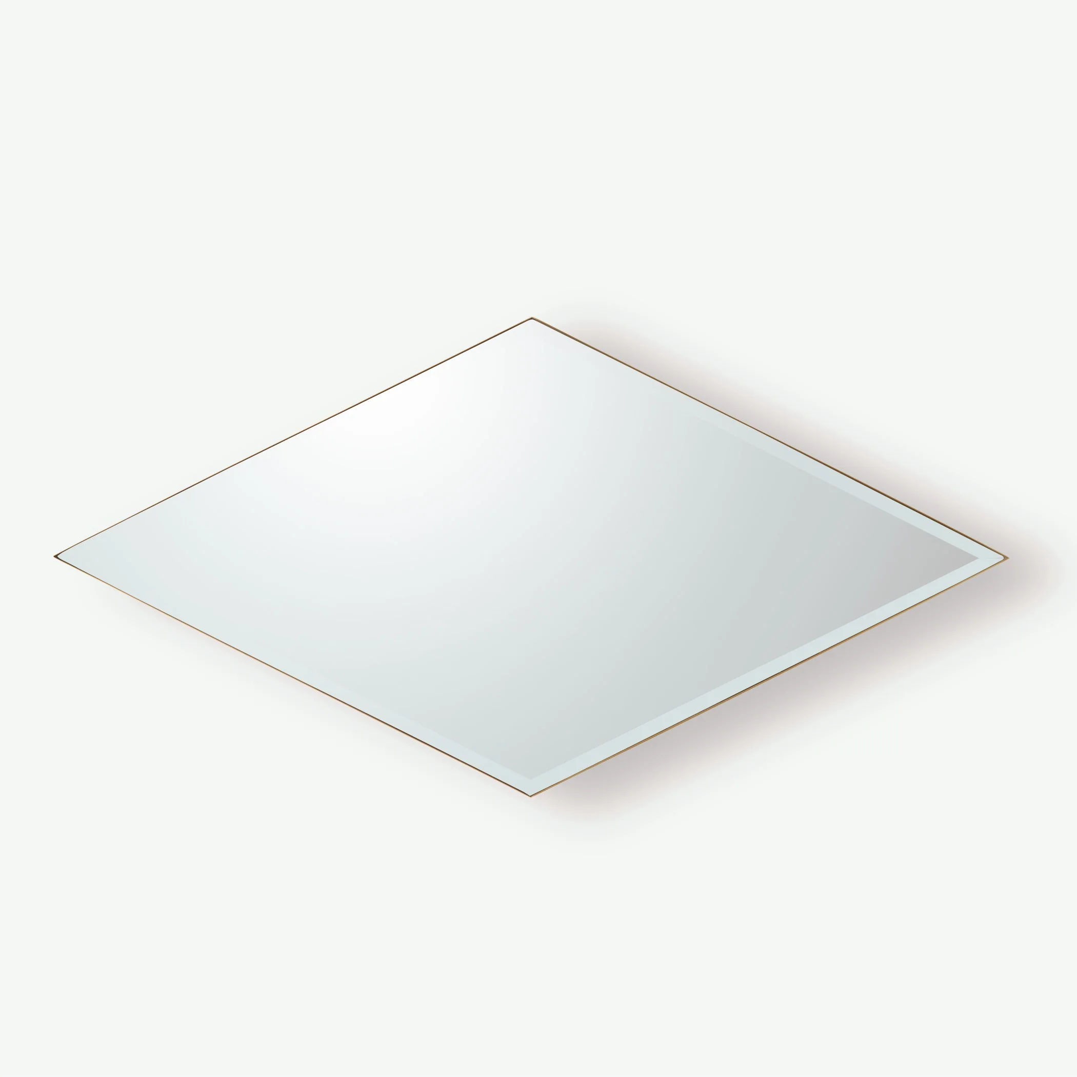 Global Views Elongated Diamond Mirror Brass - Image 11