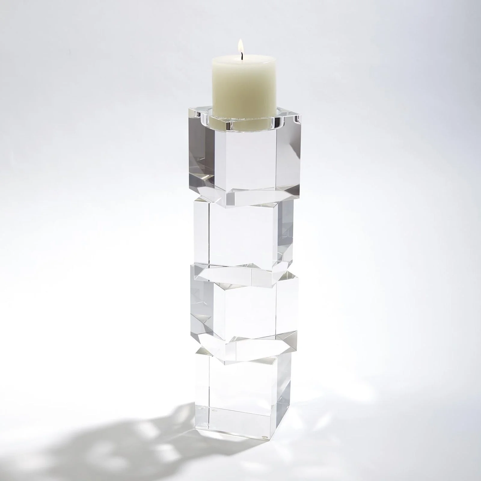 Global Views Escalier Pillar Candle Holder - Image 7